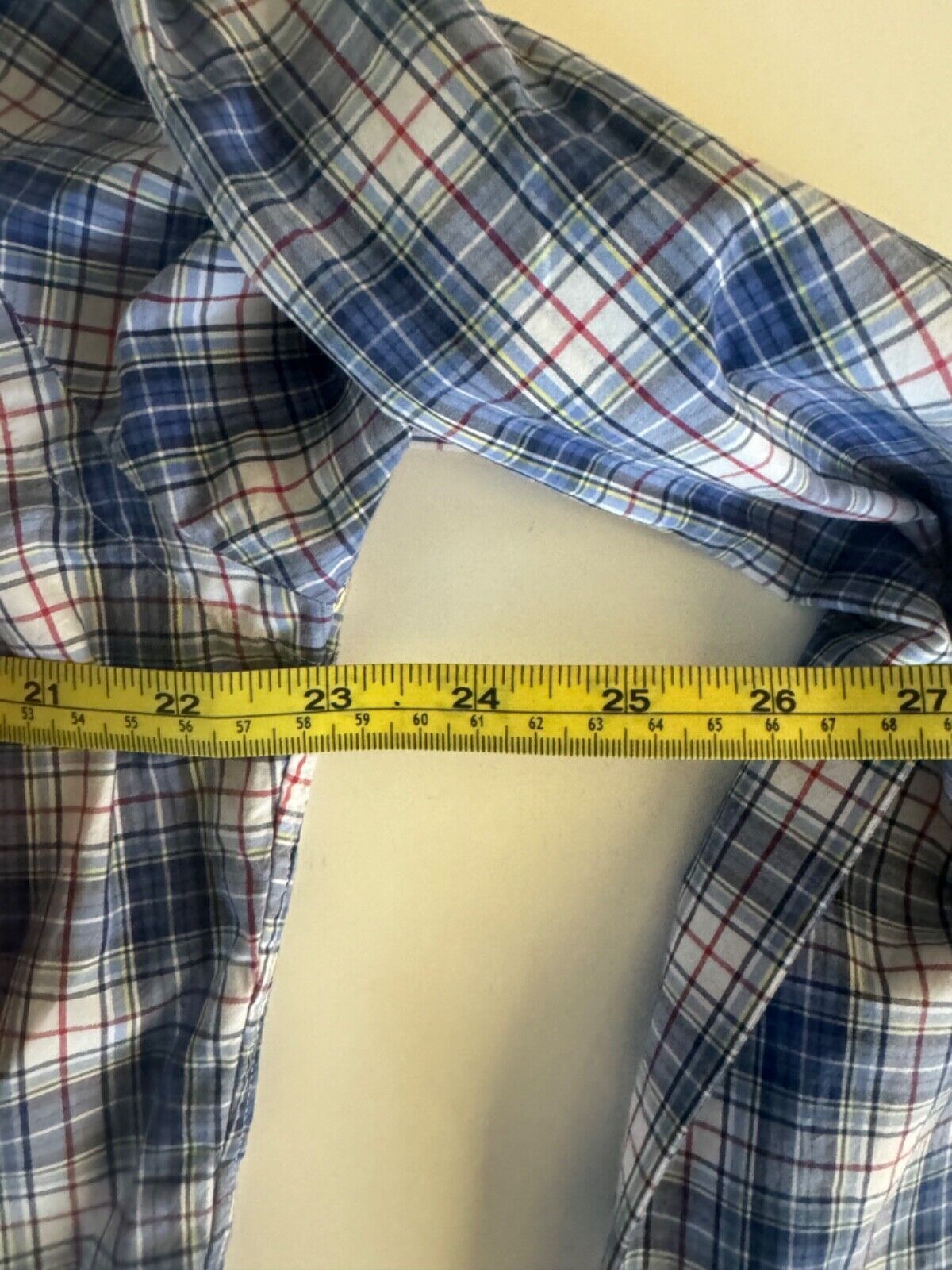 Polo Ralph Lauren Polo Ralph Lauren Shirt Mens L Red Blue Plaid Slim Button Size US L / EU 52-54 / 3 - 5 Thumbnail