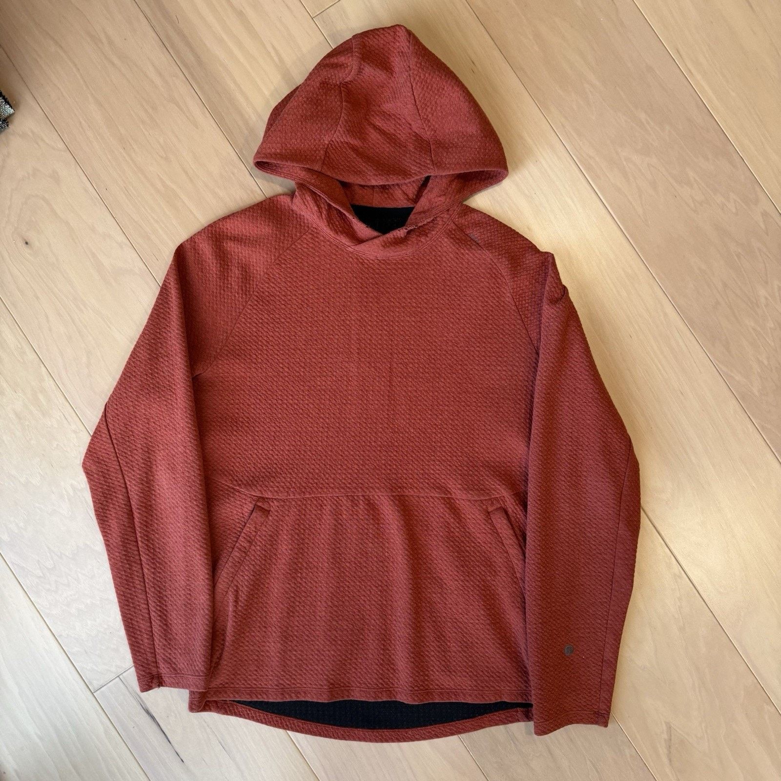 Lululemon Lululemon At Ease Hoodie Medium Orange Fleece Pullover Size US M / EU 48-50 / 2 - 2 Thumbnail