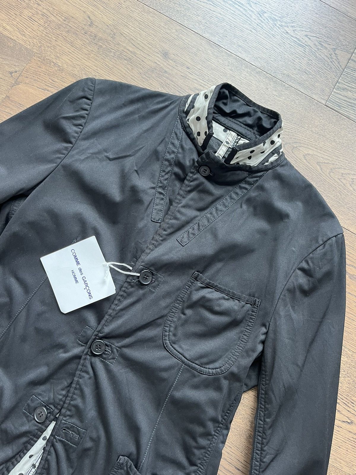 Comme des Garcons Homme Comme des Garcons Homme 3 Buttons Jacket Polka Dot Lined Size US XS / EU 42 / 0 - 5 Thumbnail