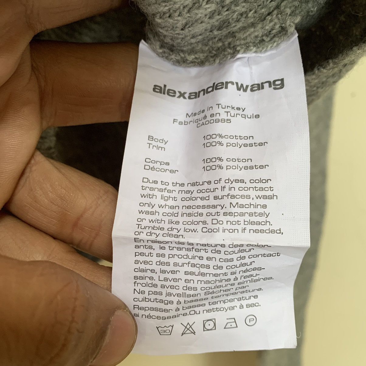 Alexander Wang Alexander Wang Twin Set Grey Cardigans Size S / US 4 / IT 40 - 6 Thumbnail