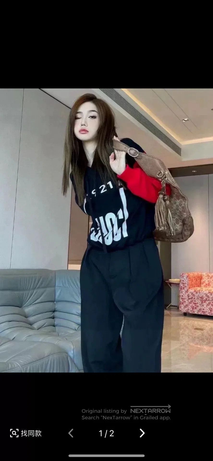 Gucci GUCCI Black Hooded Sweatshirt for Women. Size M / US 6-8 / IT 42-44 - 7 Thumbnail