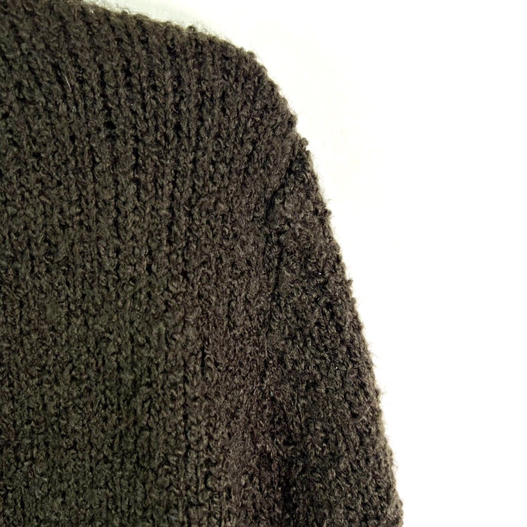 Vintage VINTAGE Western Connection Cardigan Women M Brown Open Pockets Knit Acrylic 90s Western Barbie Decorator Womens Size M / US 6-8 / IT 42-44 - 2 Thumbnail