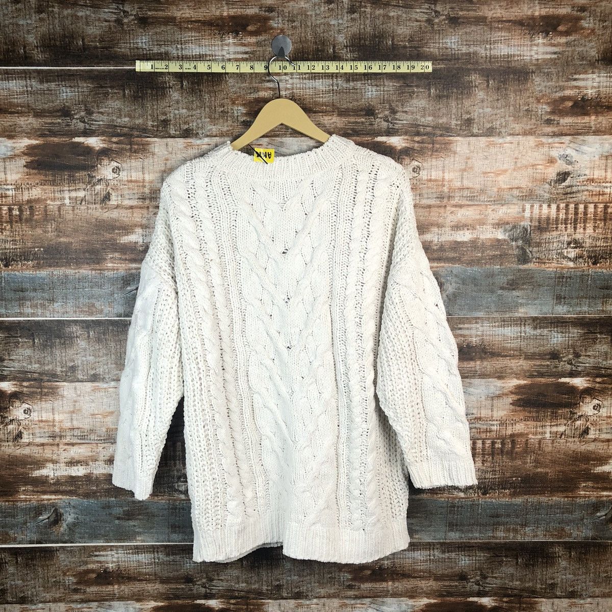 Homespun Knitwear × Japanese Brand Japanese Brand White vintage Knitwear #A1878 Size XL / US 12-14 / IT 48-50 - 11 Thumbnail