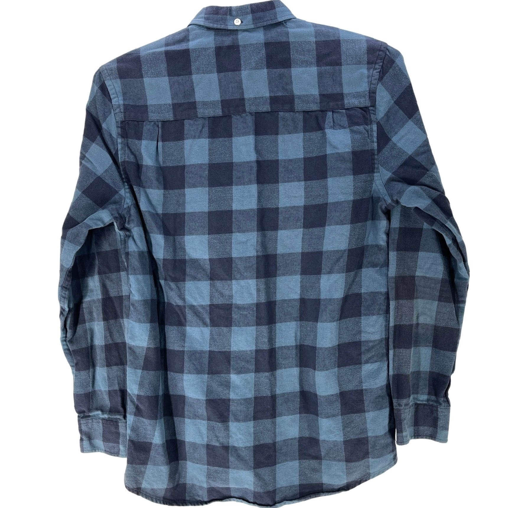 WeSC WeSC Button Up Shirt M Blue Cotton Buffalo Plaid Long Sleeve Casual Preppy 90s Mens Size US M / EU 48-50 / 2 - 4 Thumbnail