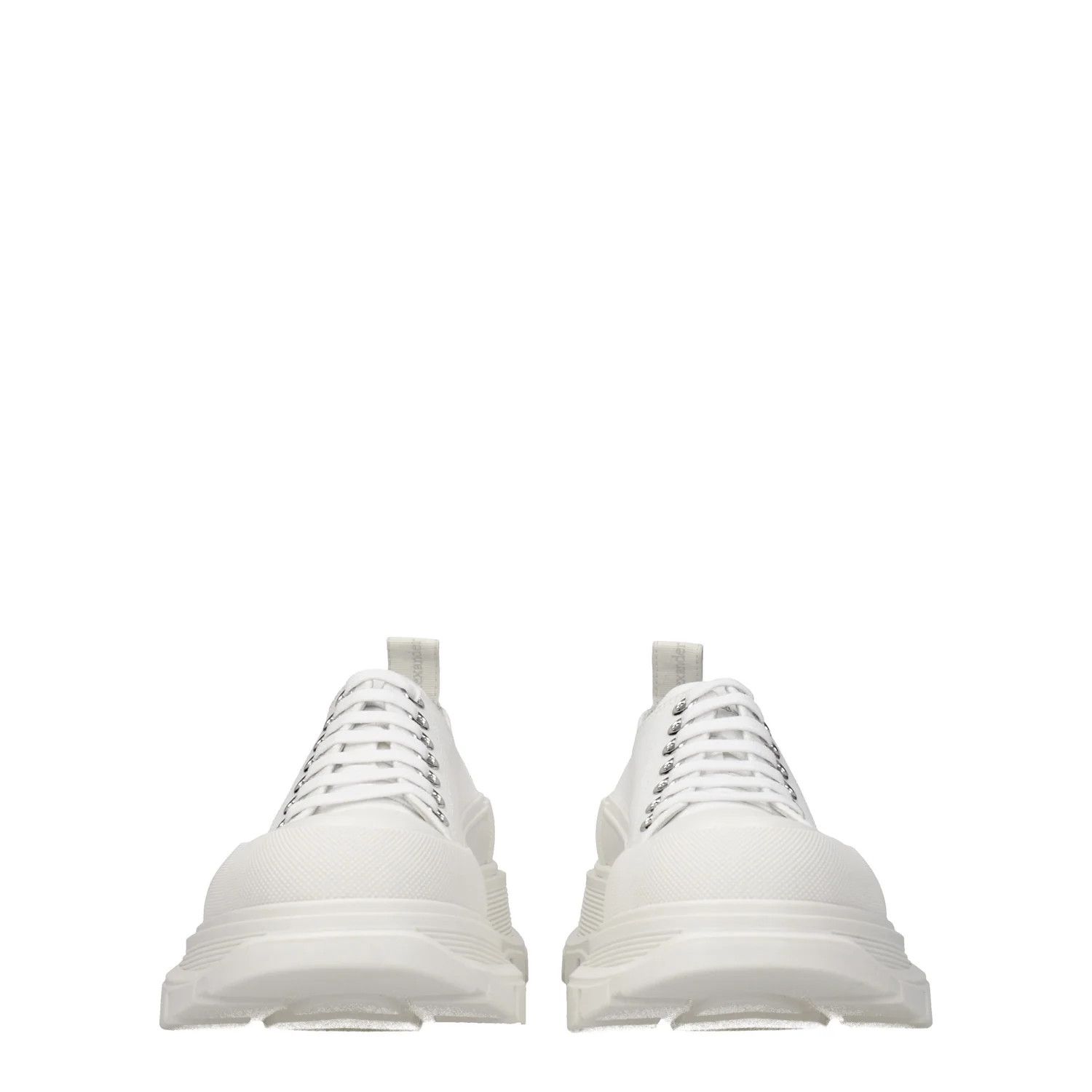 Alexander McQueen ob1o1e0225 Fabric Low-Top Sneakers in White Size US 10 / EU 43 - 3 Thumbnail
