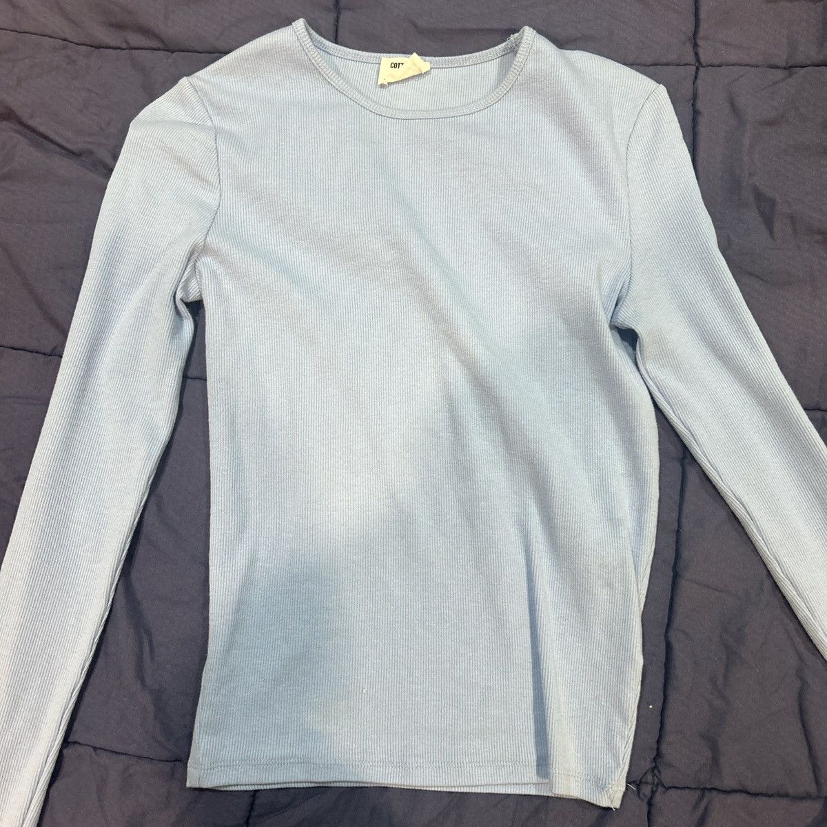 Cotton On Long sleeve blue cotton on top Size S / US 4 / IT 40 - 2 Thumbnail