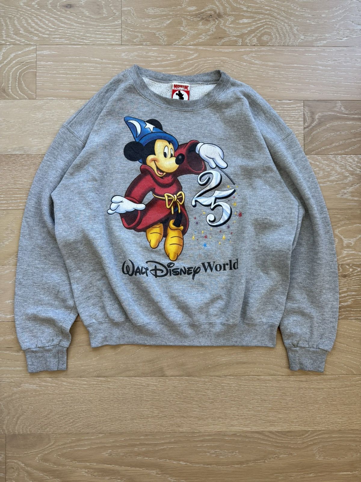 Disney Vintage ‘96 Walt Disney World Sorcerer Mickey Sweatshirt Size US L / EU 52-54 / 3 - 10 Thumbnail