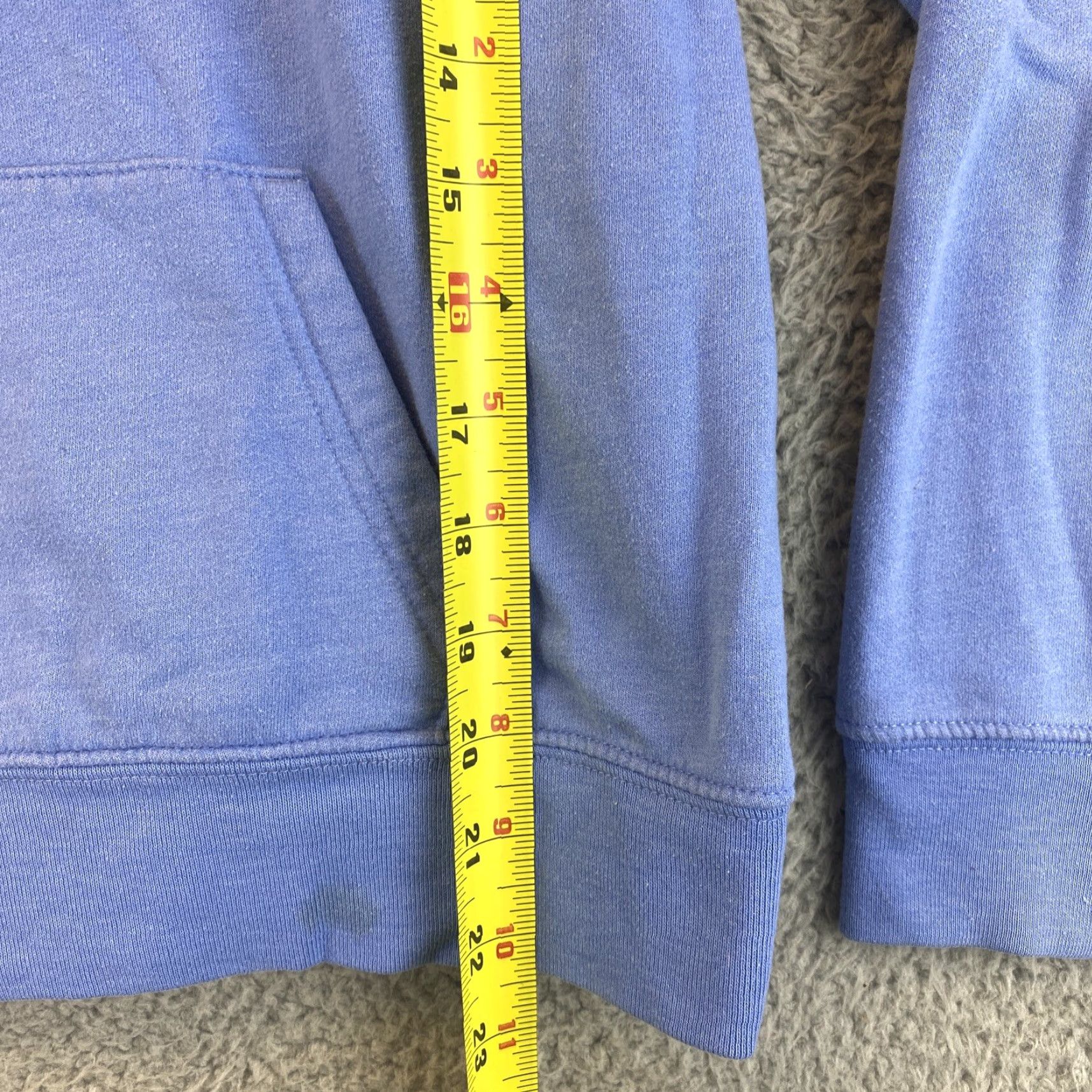 Gap VINTAGE? No — Gap Sweatshirt Hoodie Shirt Women M Blue Cotton Pullover Regular with Pockets 49-36 Size M / US 6-8 / IT 42-44 - 5 Thumbnail