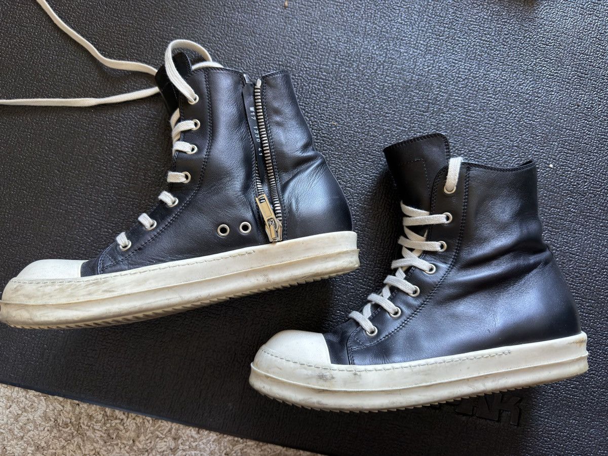 Rick Owens Leather Mainline Ramones Size US 8 / EU 41 - 4 Thumbnail