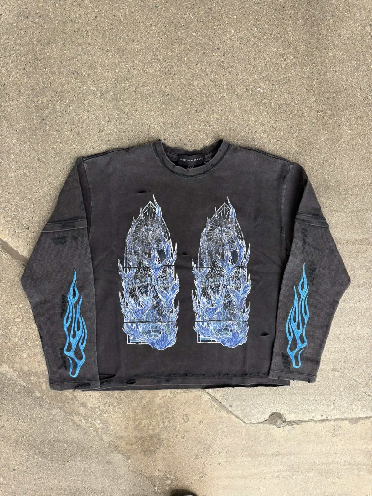 Who Decides War Flame Glass Double Jersey