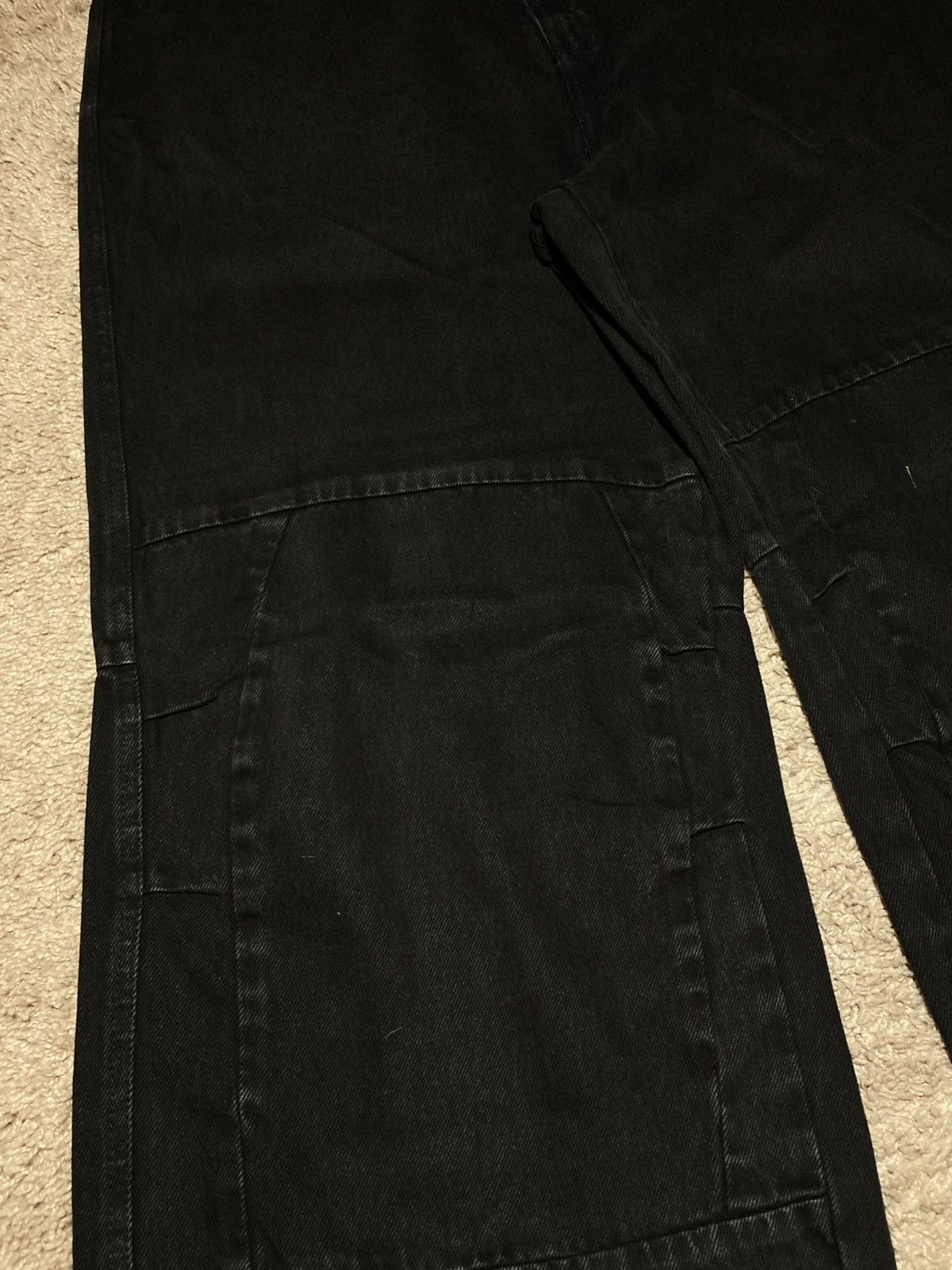 Willy Chavarria SS24 Willy Chavarria Panel Jeans Black M 2024 Baggy Size US 32 / EU 48 - 4 Thumbnail