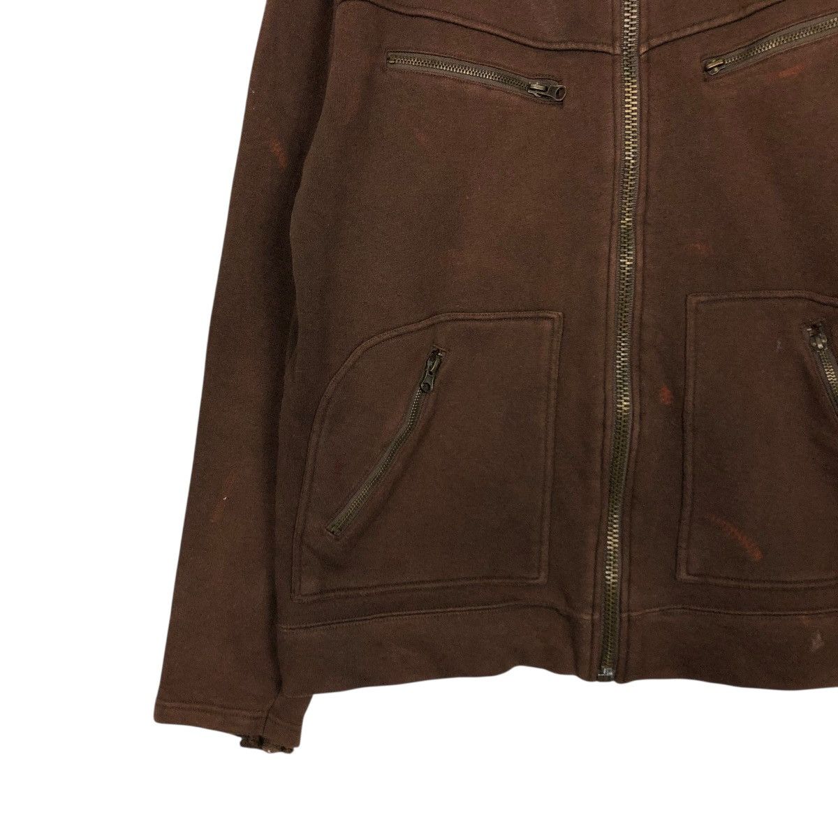 Japanese Brand 🔥VINTAGE BIKER JACKET ASYMETRICAL ZIPPER QUASH ISSEY MIYAKE Size US L / EU 52-54 / 3 - 6 Thumbnail
