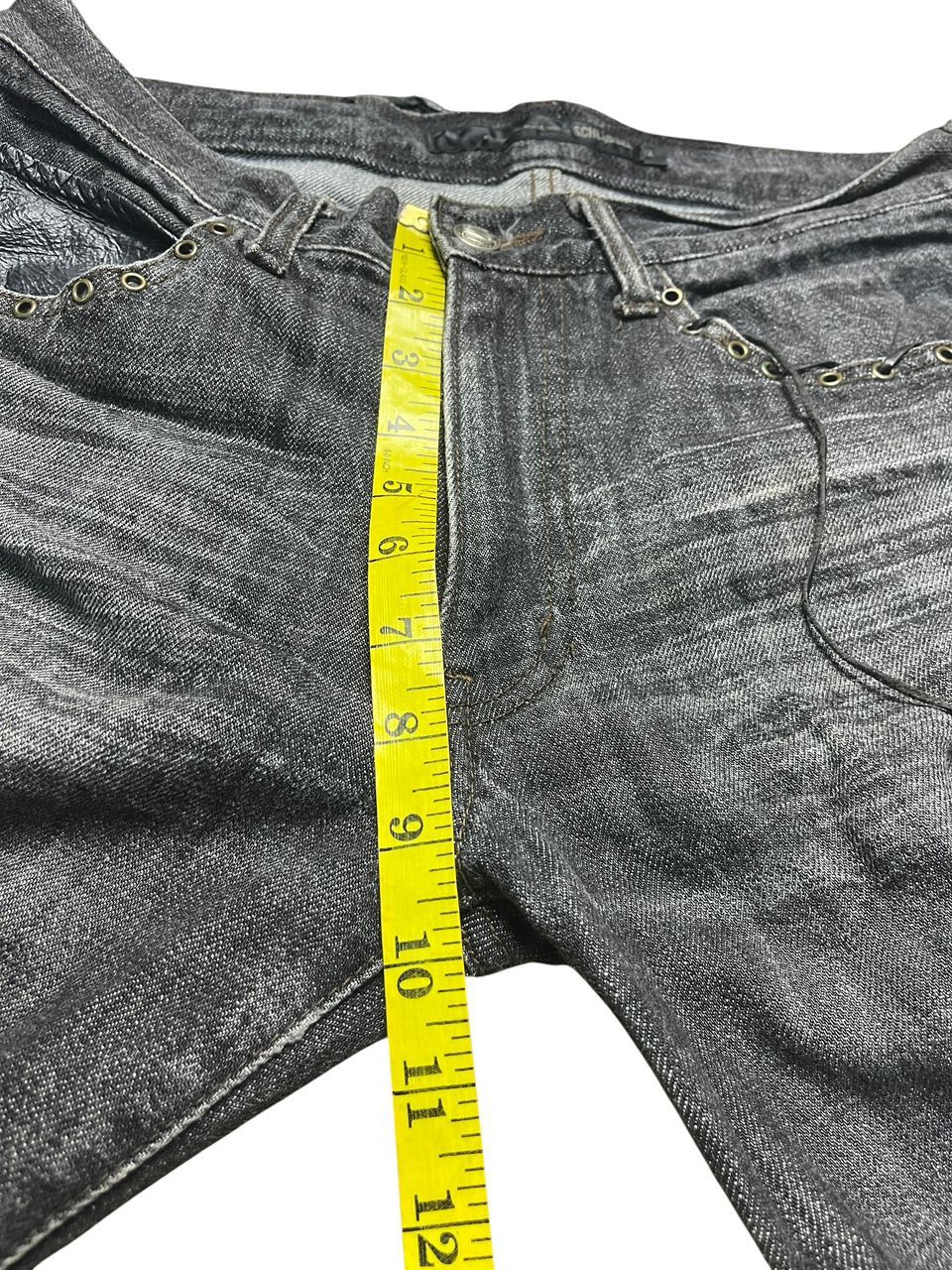 Japanese Brand Vintage Schlussel Rare Denim Flare Pants Size US 32 / EU 48 - 13 Thumbnail