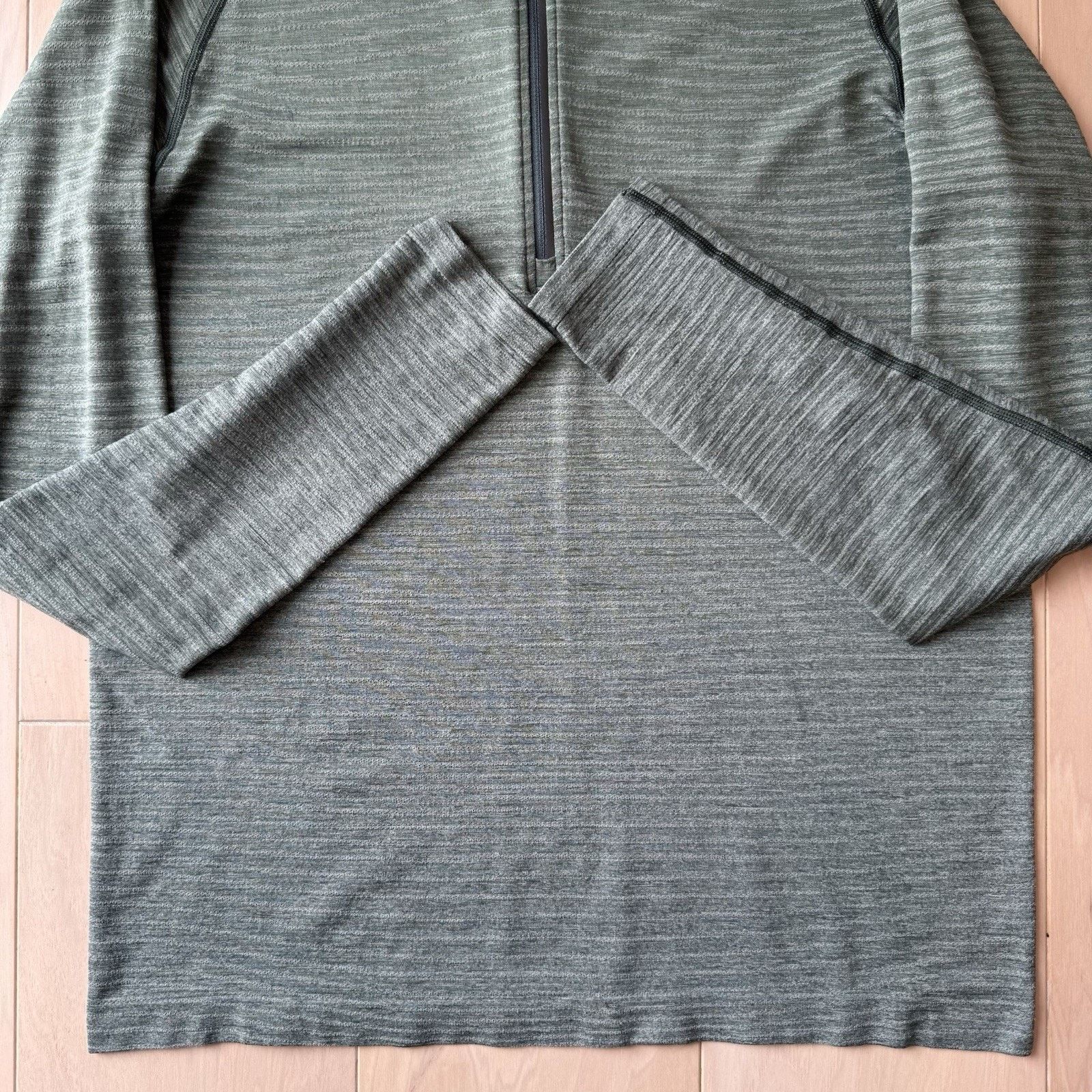 Lululemon Lululemon Metal Vent Tech 1/2 Zip Pullover M Green Utility Size US M / EU 48-50 / 2 - 4 Thumbnail
