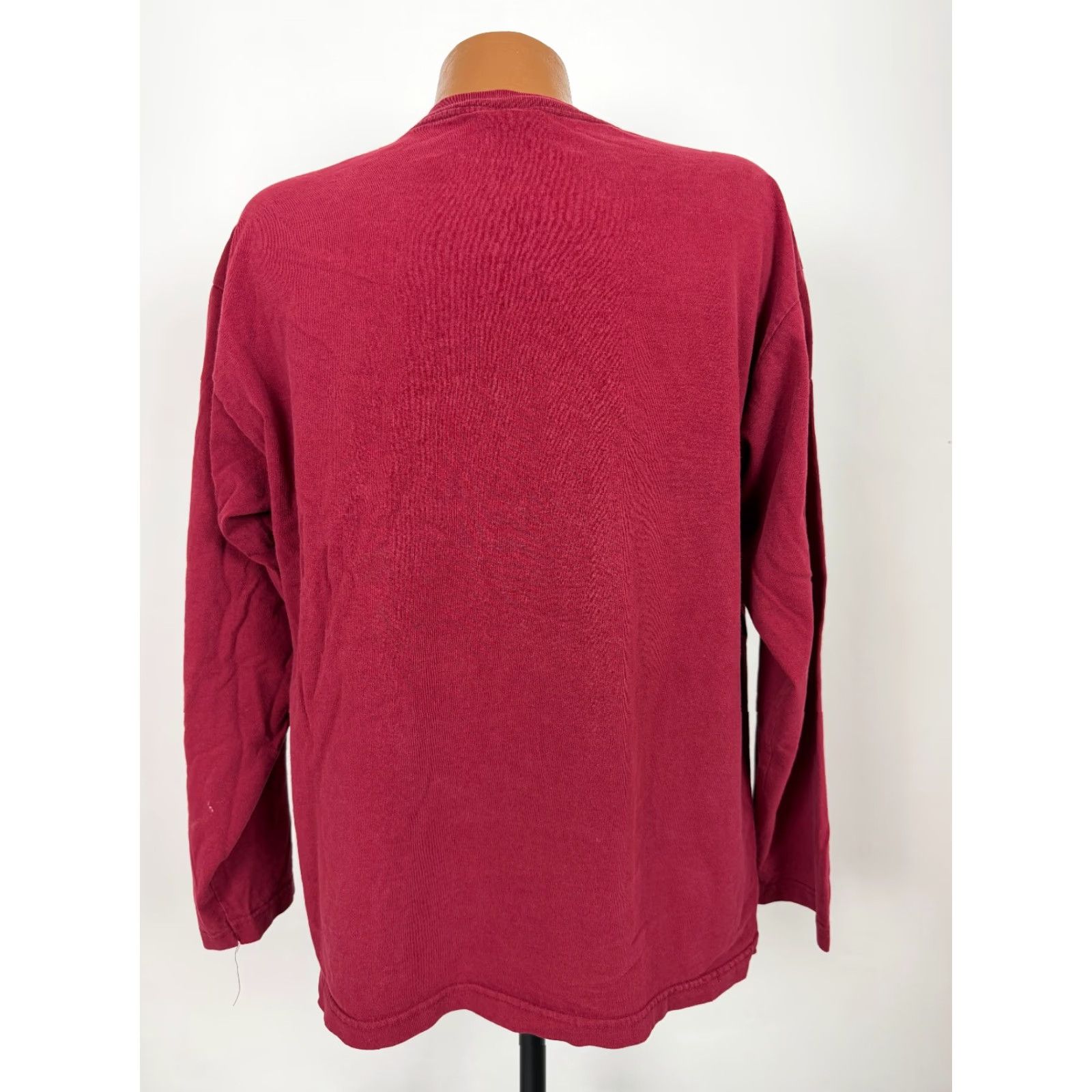 Aeropostale VINTAGE Aeropostale Shirt Men XL Graphic Print Long Sleeve Maroon Red Cotton Jersey T-Shirt Logo Sports Y2K 2000s Fall Summer 90s Mens Size US XL / EU 56 / 4 - 7 Thumbnail