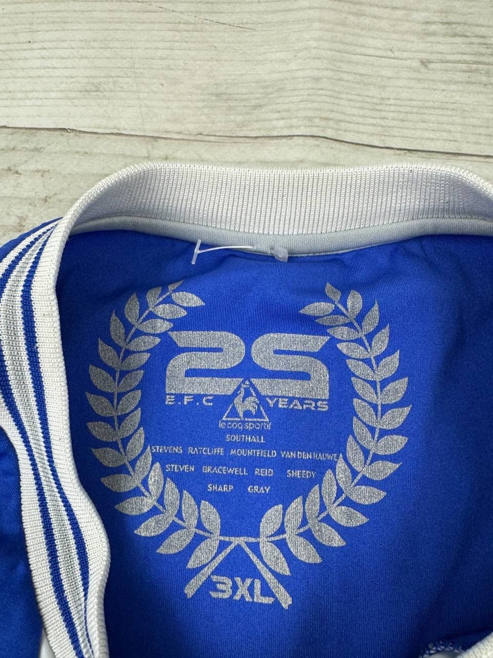 Le Coq Sportif Everton 2009 2010 Home Football Shirt Soccer Jersey 3XL Size US XXL / EU 58 / 5 - 7 Thumbnail