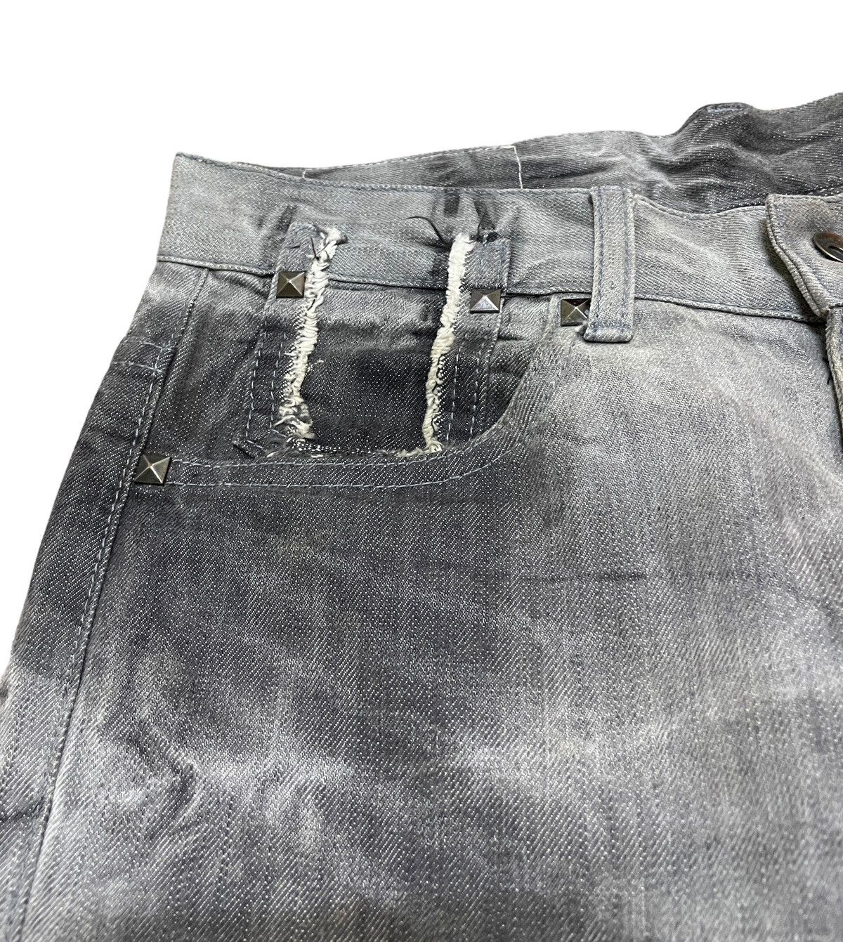 semanticdesign Very Rare Vintage Semantic Design Flared Hagi Jeans 1990s Size US 30 / EU 46 - 6 Thumbnail