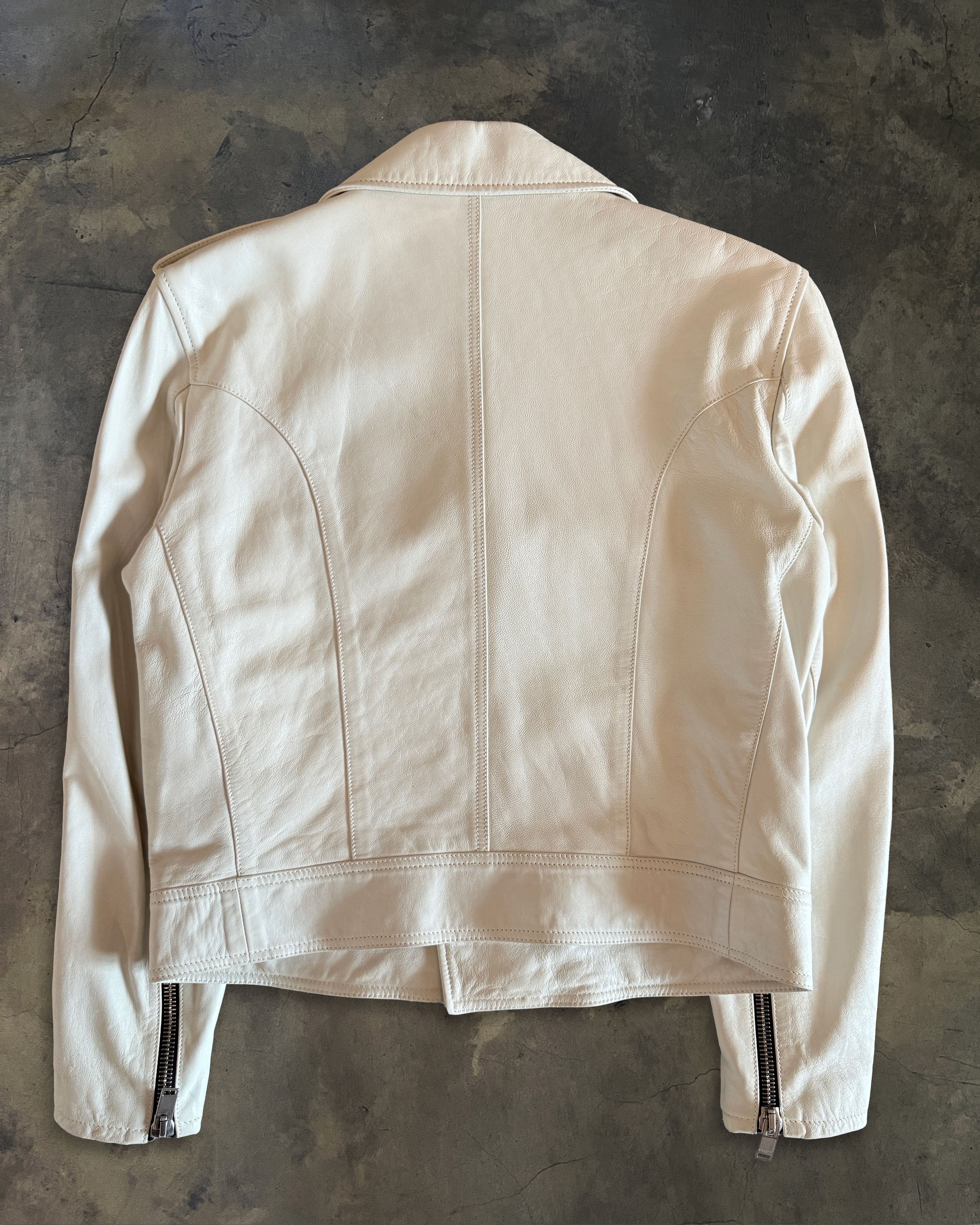 Saint Laurent Paris SAINT LAURENT FW2016 LAMBSKIN CREAM L01 Size M / US 6-8 / IT 42-44 - 5 Thumbnail
