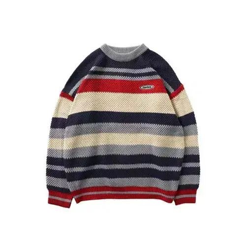 Other Round Neck Color Matching Sweater Men Size US M / EU 48-50 / 2 - 3 Thumbnail