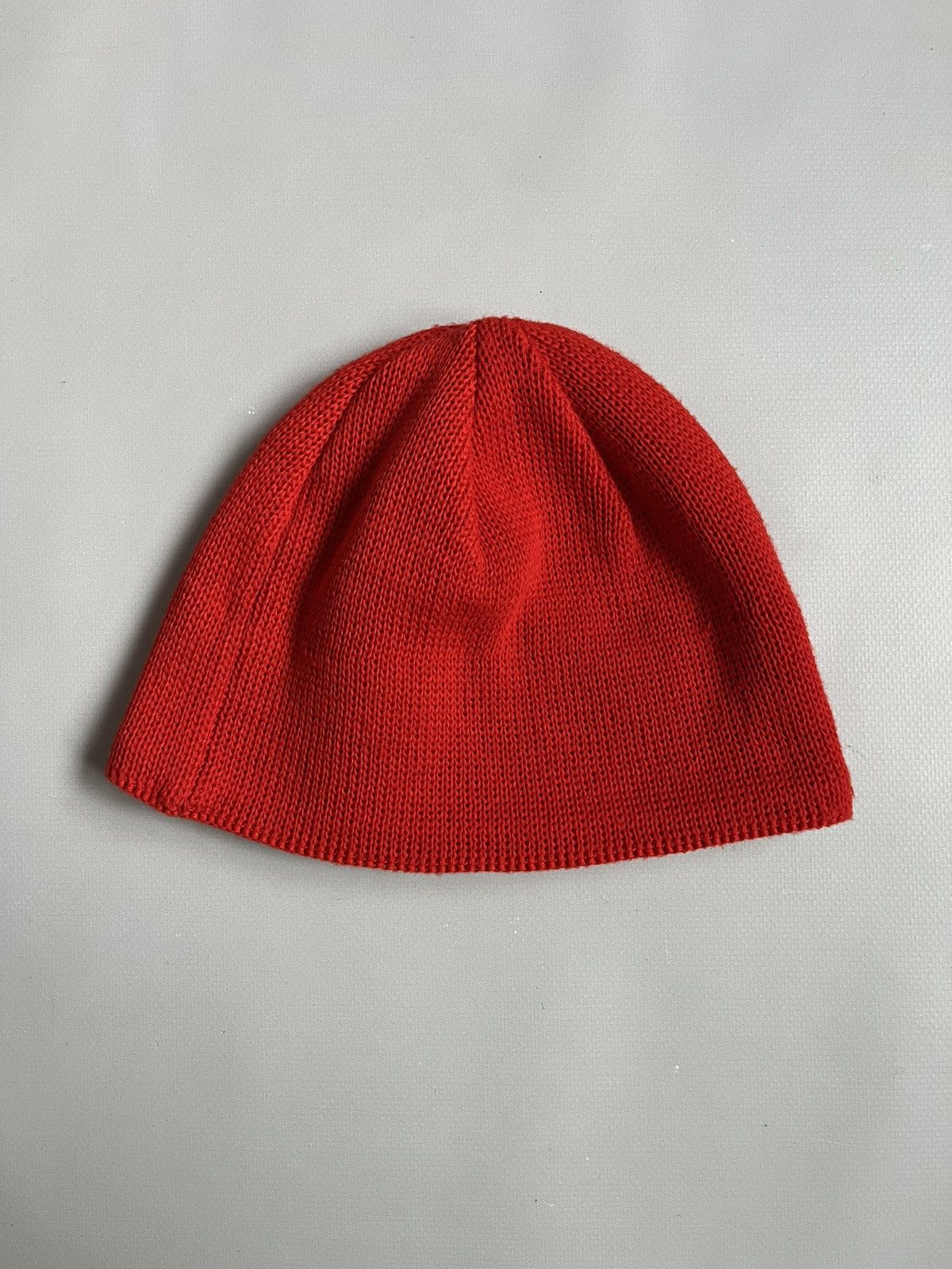 The North Face The North Face Unisex Red Knit Polyester Logo Beanie Hat Size ONE SIZE - 2 Thumbnail