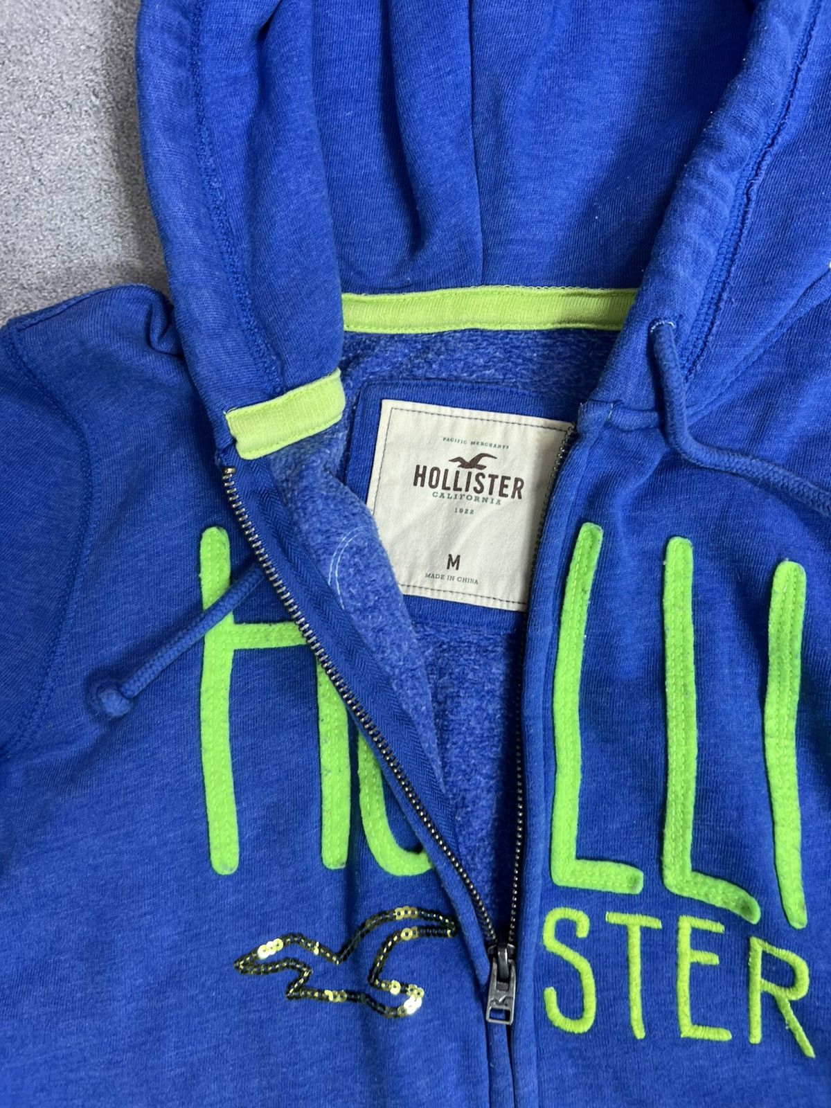 Hollister Y2K Hollister Zip-Up Y2K If6was9 style hoodie big logo Size US S / EU 44-46 / 1 - 6 Thumbnail