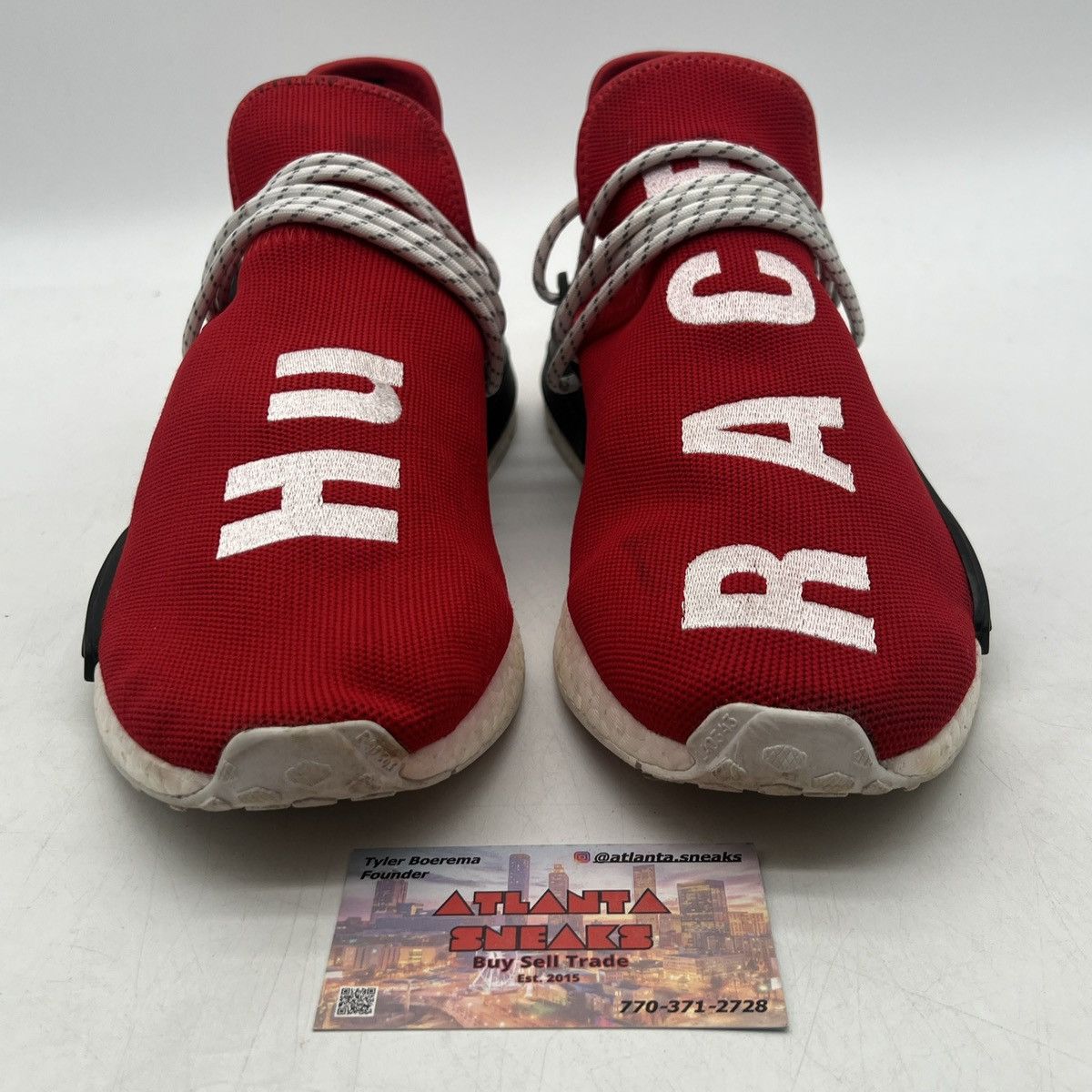 Adidas Pharrell X NMD Human race red | Grailed