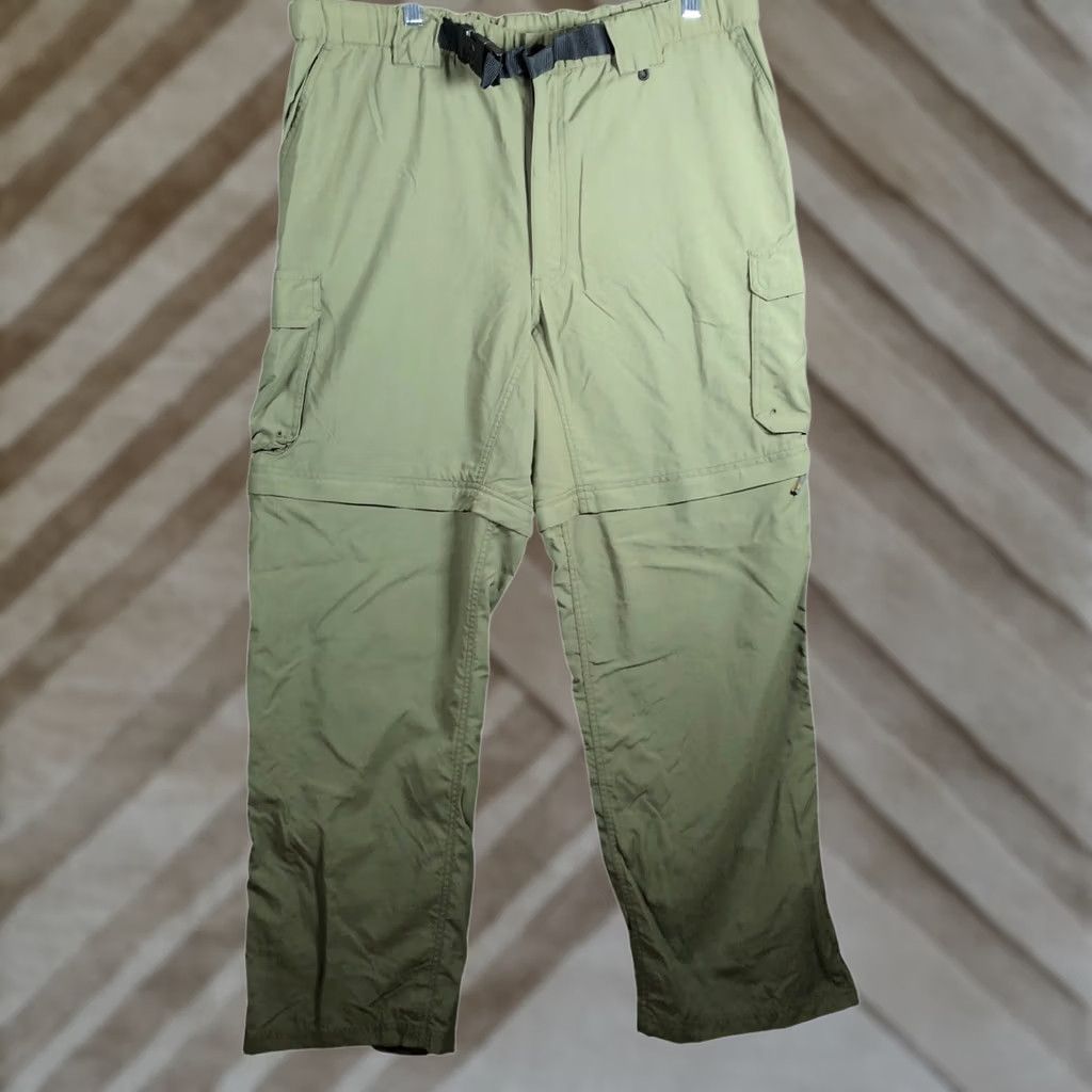 Vintage Boy Scouts of America Mens Pants Green Uniform Convertible Cargo Large Size US 33 - 1 Thumbnail