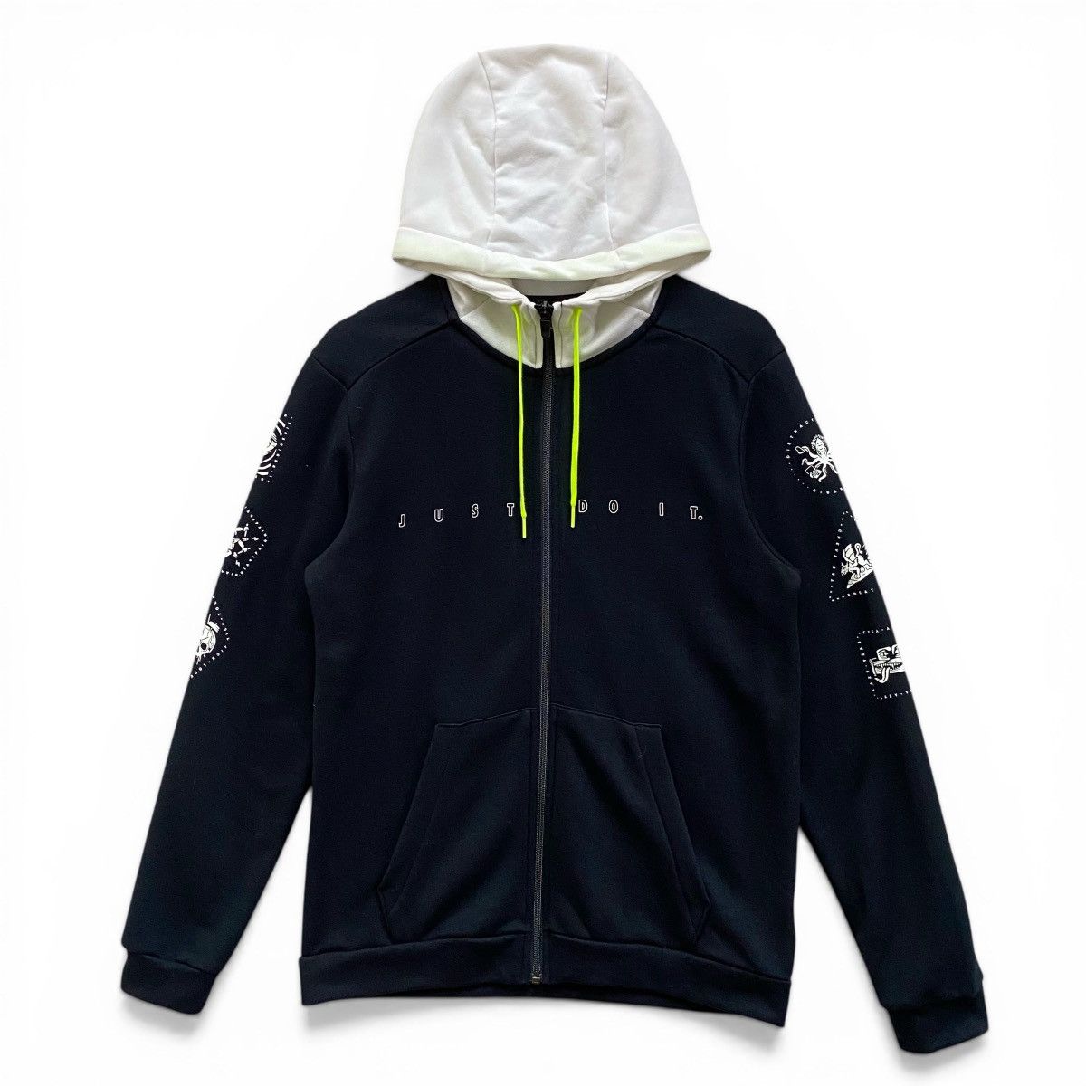Nike Nike Dri-Fit Full Zip Hoodie Black Neon Graphic Small Size US S / EU 44-46 / 1 - 1 Thumbnail
