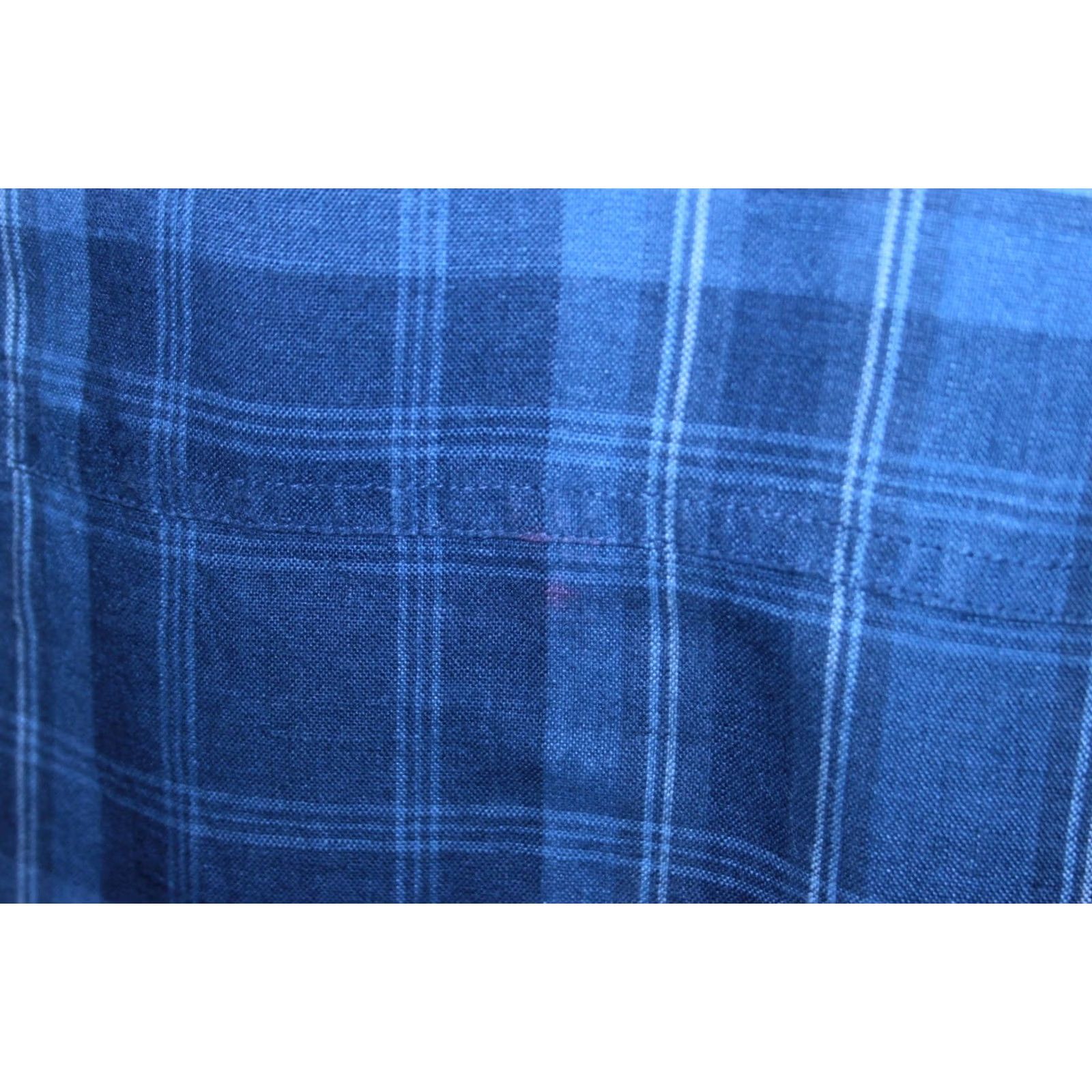 Ralph Lauren Lauren Ralph Lauren womens blue check shirt Size 2X 100% linen Button-Up Long Sleeve Size XXL / US 16-18 / IT 52-54 - 7 Thumbnail