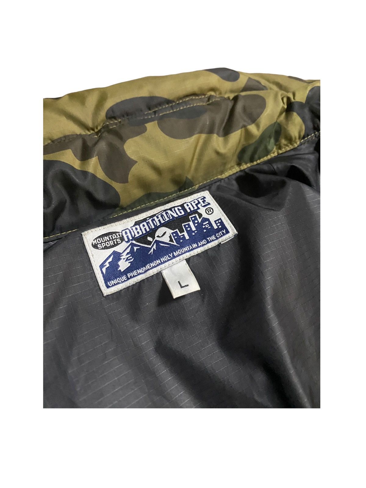 Bape BAPE Puffer Down Jacket Green camo Size US L / EU 52-54 / 3 - 8 Thumbnail