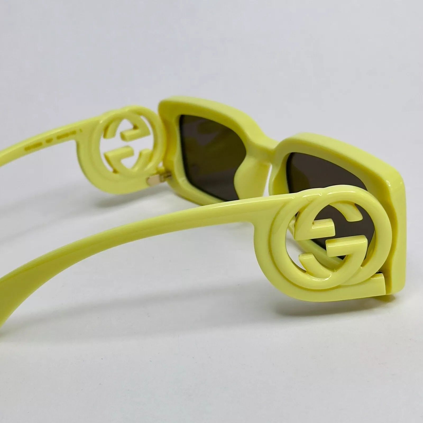 Gucci GUCCI Couture 1325 Yellow GG Logo 007 Narrow Fashion GG1325S Size ONE SIZE - 3 Thumbnail