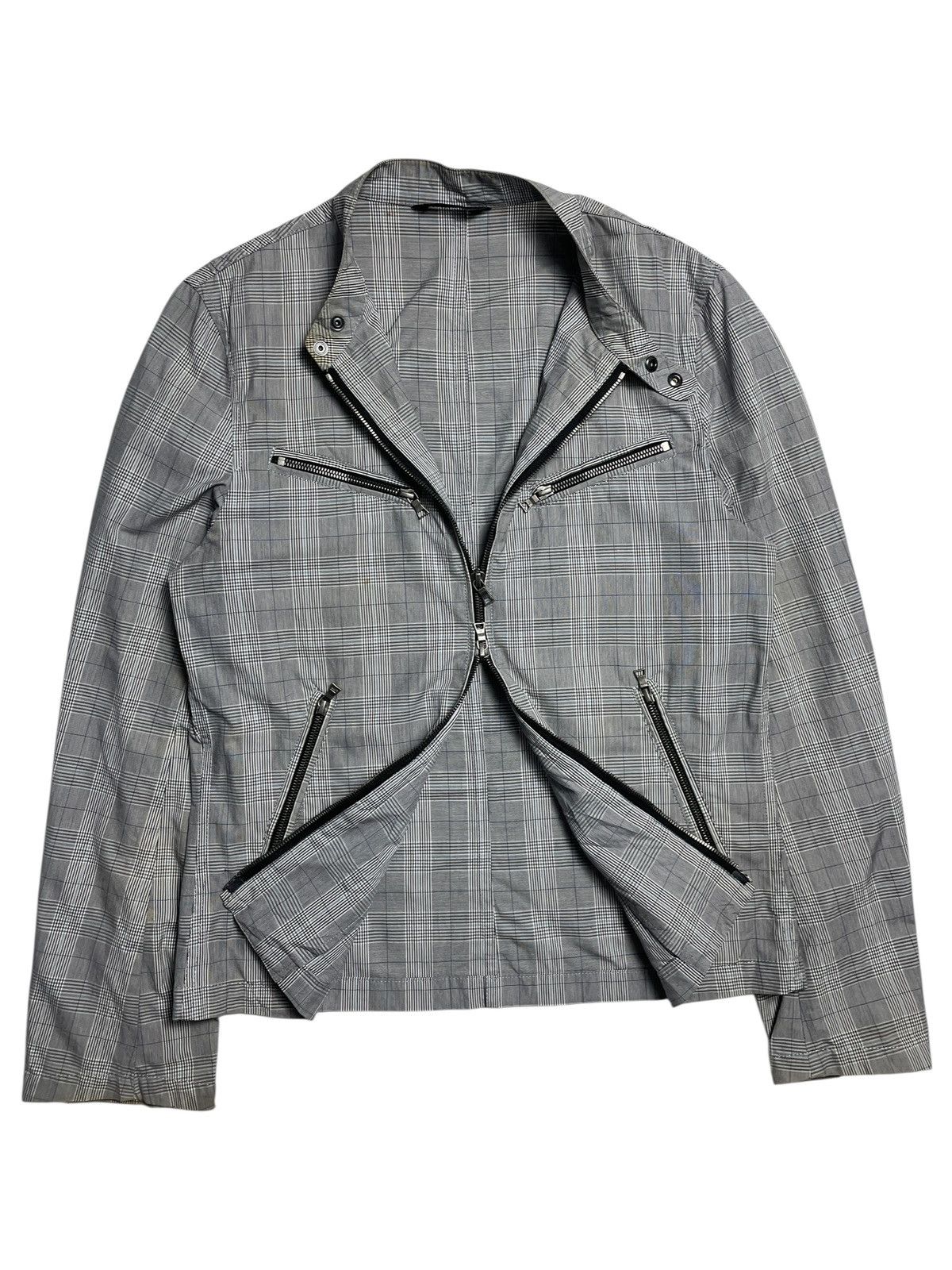 Isamu Katayama Backlash 2000’s Paul Smith - Multi Zip Bikers Style Jacket Size US M / EU 48-50 / 2 - 2 Thumbnail