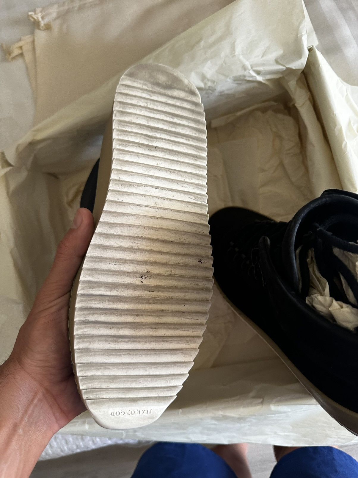 Fear of God 5th collection hiker sneaker Size US 9.5 / EU 42-43 - 9 Thumbnail