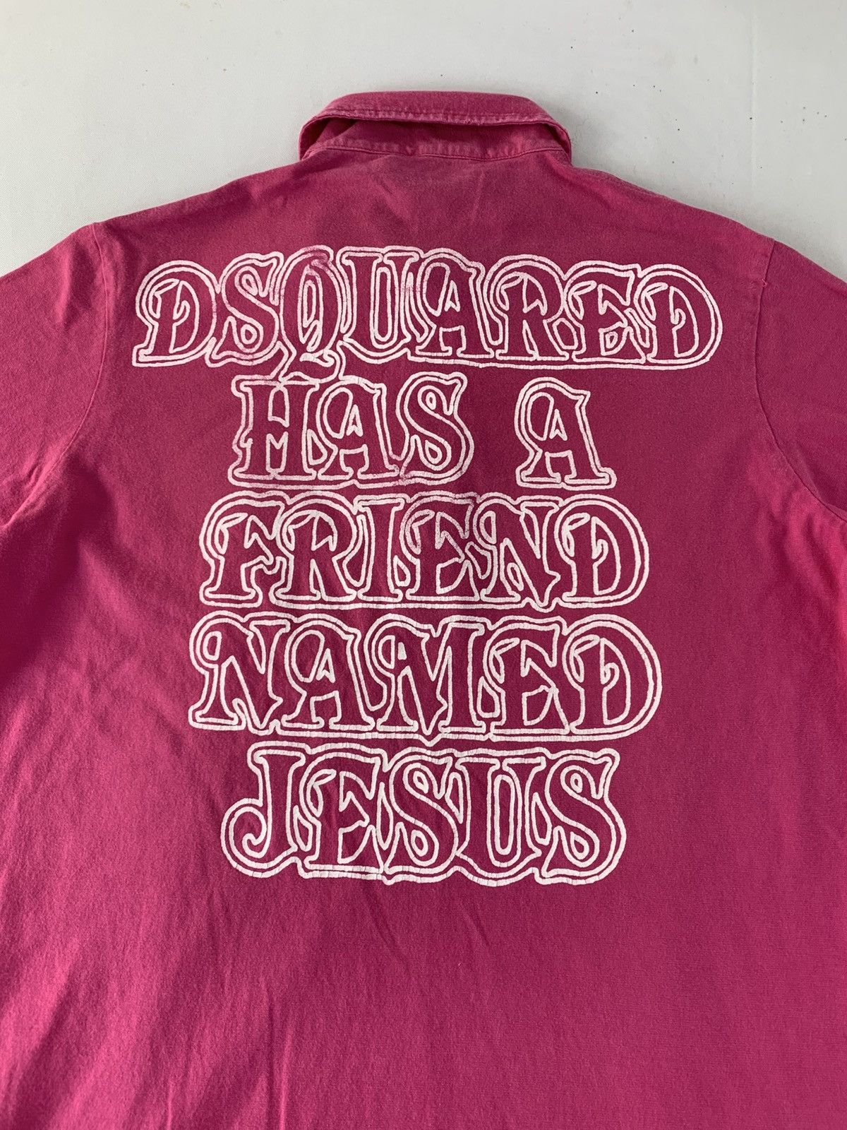 Dsquared2 Dsquared2 Has Friend With Jesus Humour Polo Tee Size M / US 6-8 / IT 42-44 - 5 Thumbnail