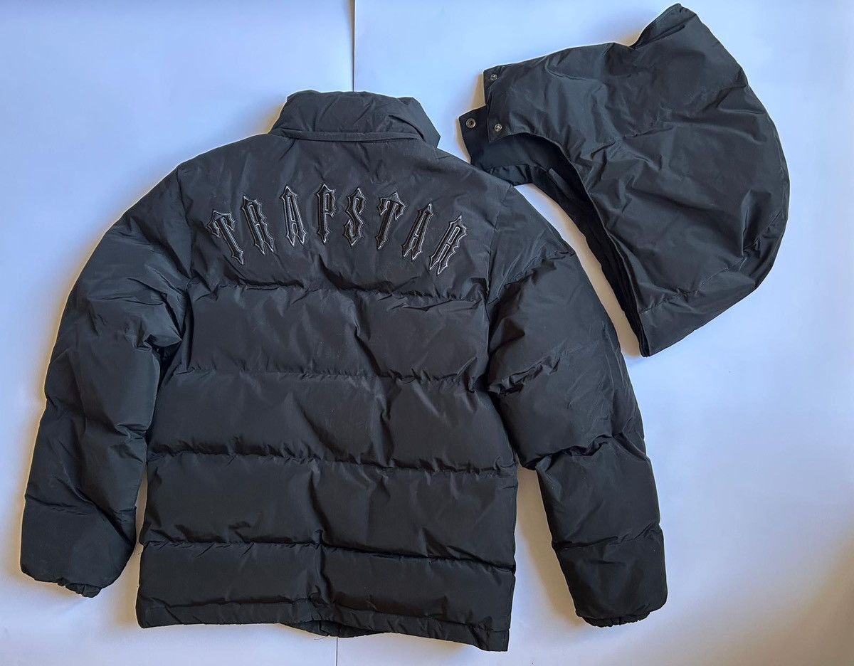 Trapstar London Trapstar Irongate Detachable Hooded Puffer Jacket - Black Size US S / EU 44-46 / 1 - 4 Thumbnail