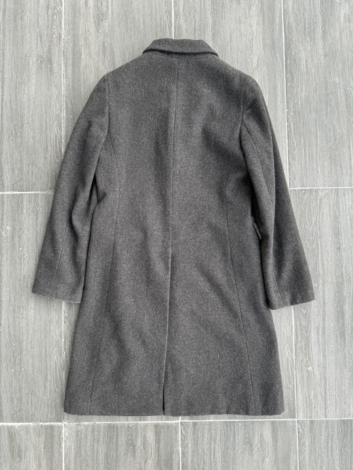Yohji Yamamoto INÉD by Yohji Yamamoto Salt & Pepper Wool Long Coat Size US S / EU 44-46 / 1 - 6 Thumbnail