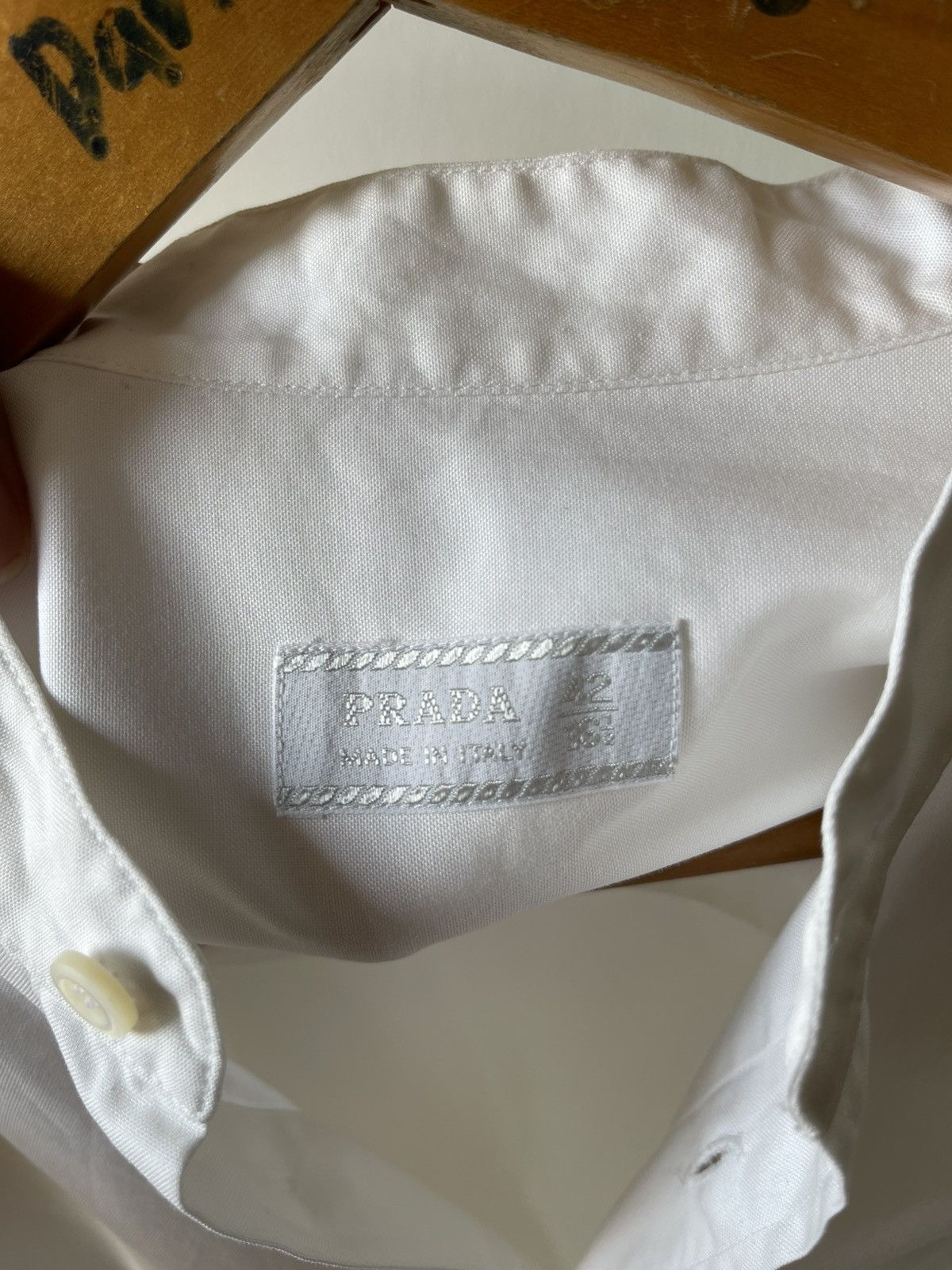 Prada 2000s Prada Stand Collar Shirt Size US L / EU 52-54 / 3 - 7 Thumbnail