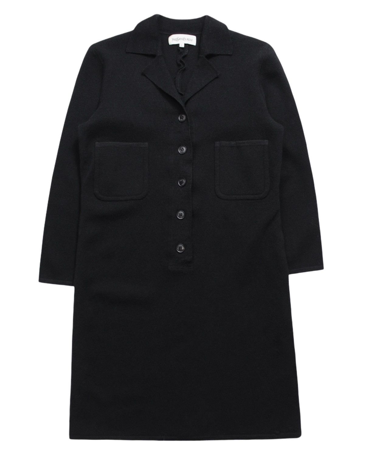 Saint Laurent Paris 1990S YVES SAINT LAURENT WOOL DRESS SHIRTS Size L / US 10 / IT 46 - 1 Thumbnail