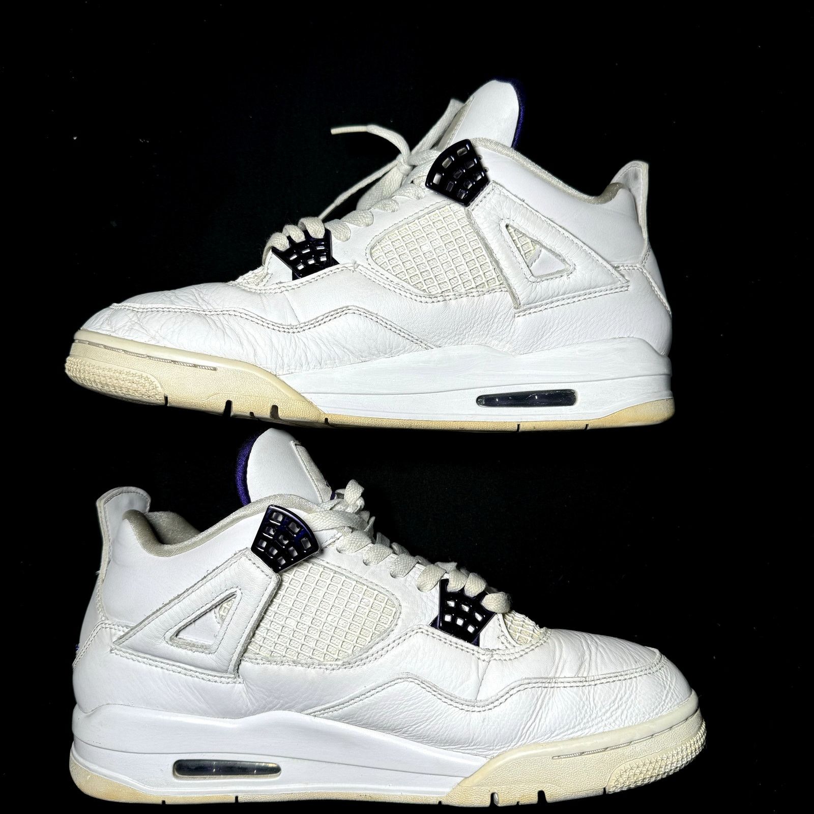 Jordan Brand × Nike Size 10.5 - Nike Air Jordan 4 Retro Purple Metallic Shoes Size US 10.5 / EU 43-44 - 3 Thumbnail