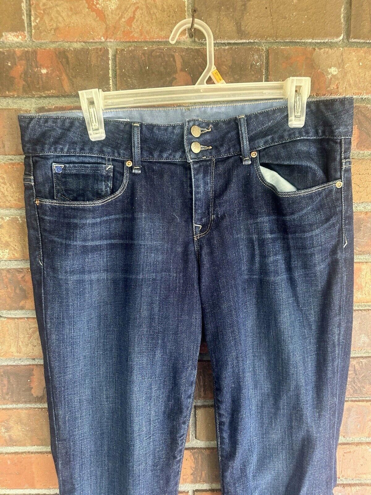 Gap gap jeans women Size 12 Perfect Bootleg Dark Wash Size 34" / US 12 / IT 48 - 3 Thumbnail