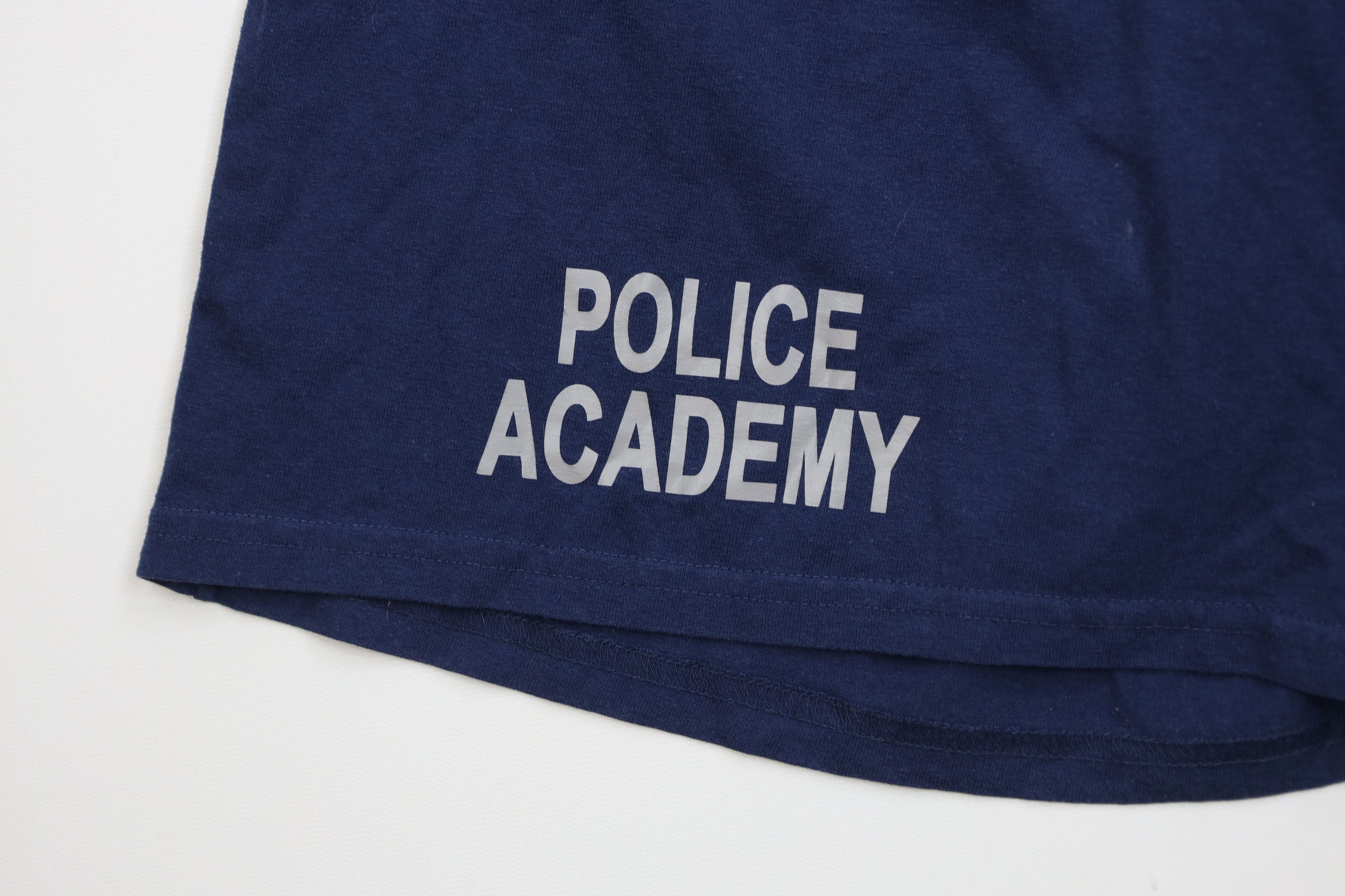 Vintage Vintage 90s Y2K Above Knee Police Academy Shorts Blue Size US 34 / EU 50 - 5 Thumbnail