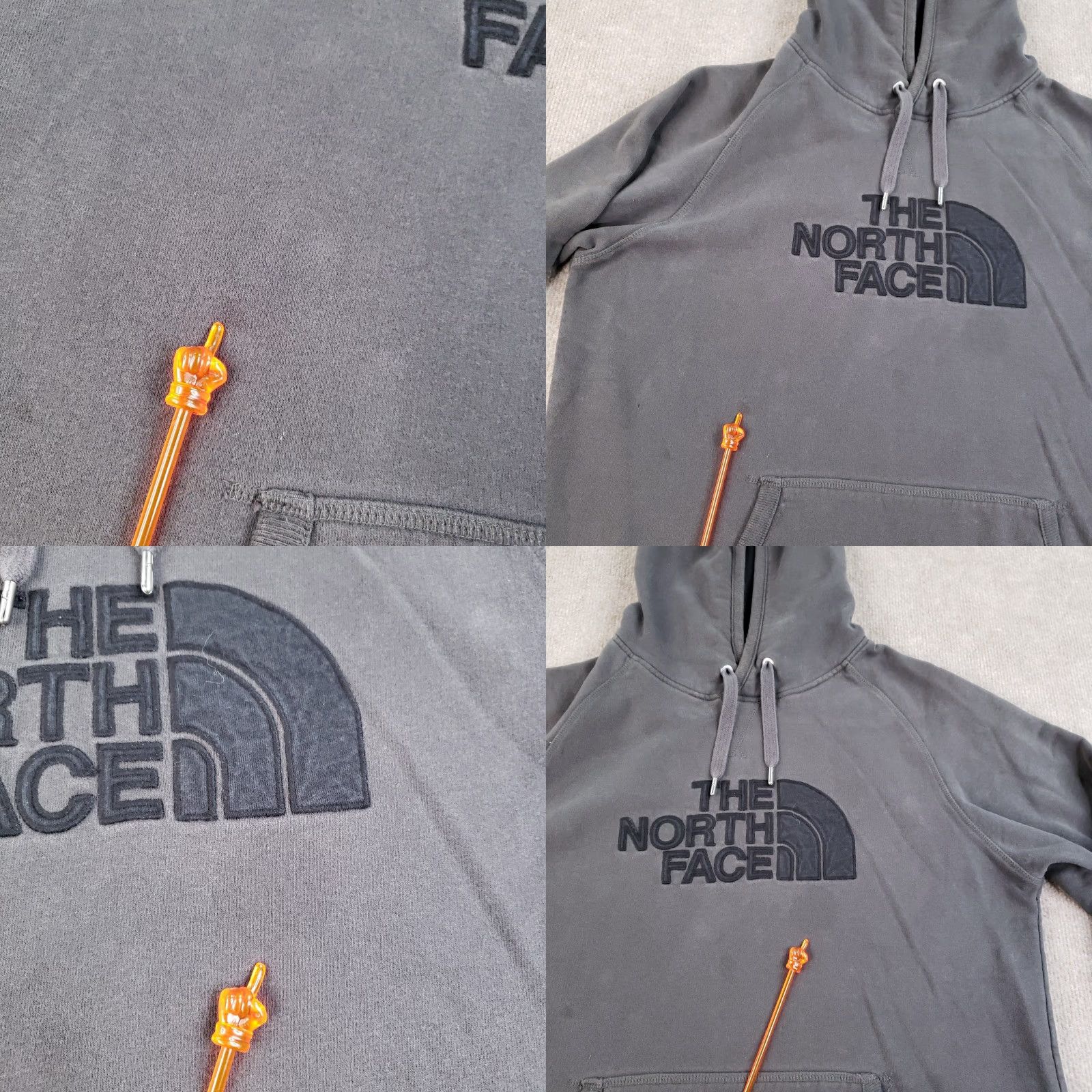 The North Face North Face Hoodie Mens Large Gray Pullover Logo Outdoor Fleece Sweatshirt Size US L / EU 52-54 / 3 - 8 Thumbnail