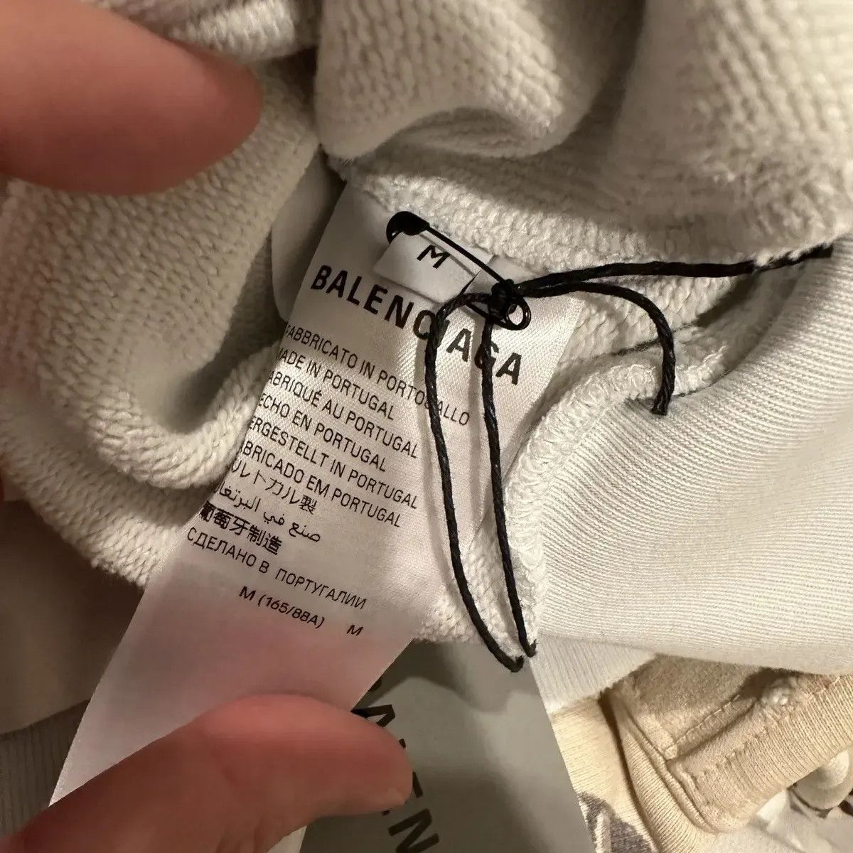 Balenciaga SS24 TATTOO ZIPUP HOODIE Size US M / EU 48-50 / 2 - 4 Thumbnail