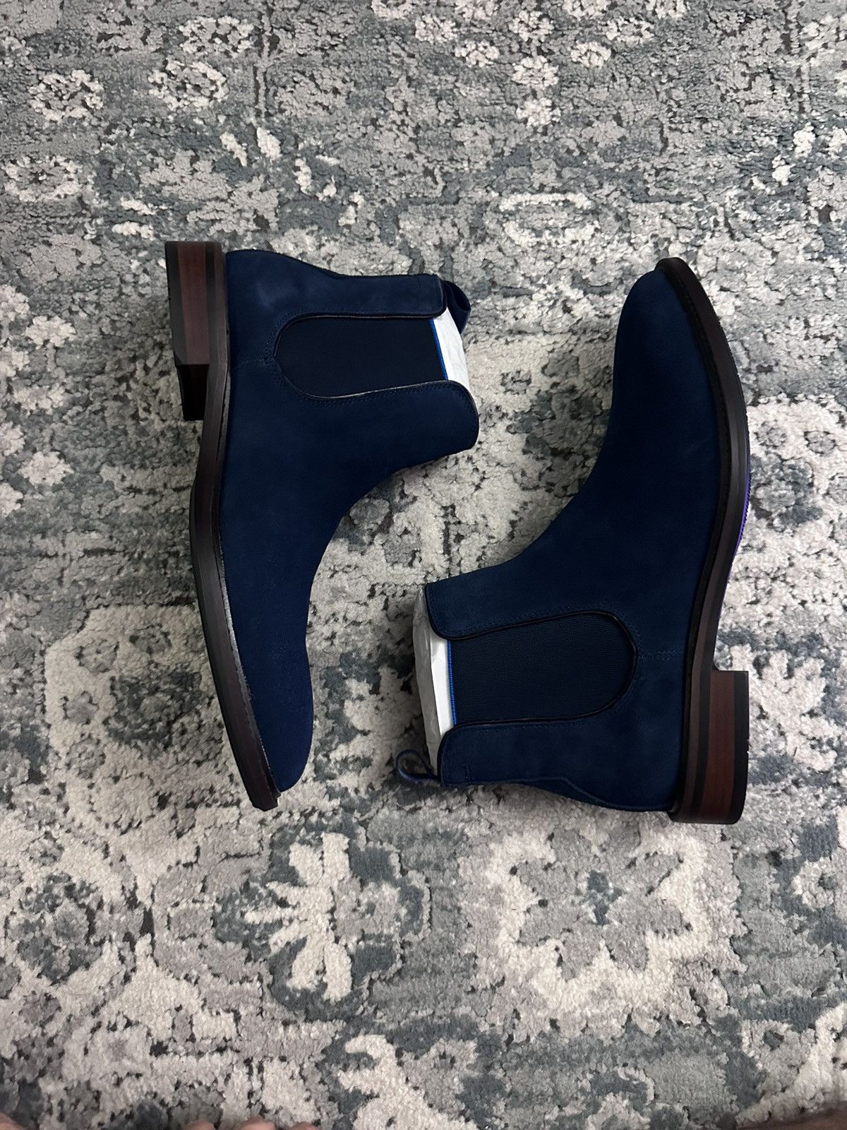 Steve Madden Steve Madden Bronn Chelsea Boots Navy Suede Size 8 Size US 8 / EU 41 - 1 Thumbnail