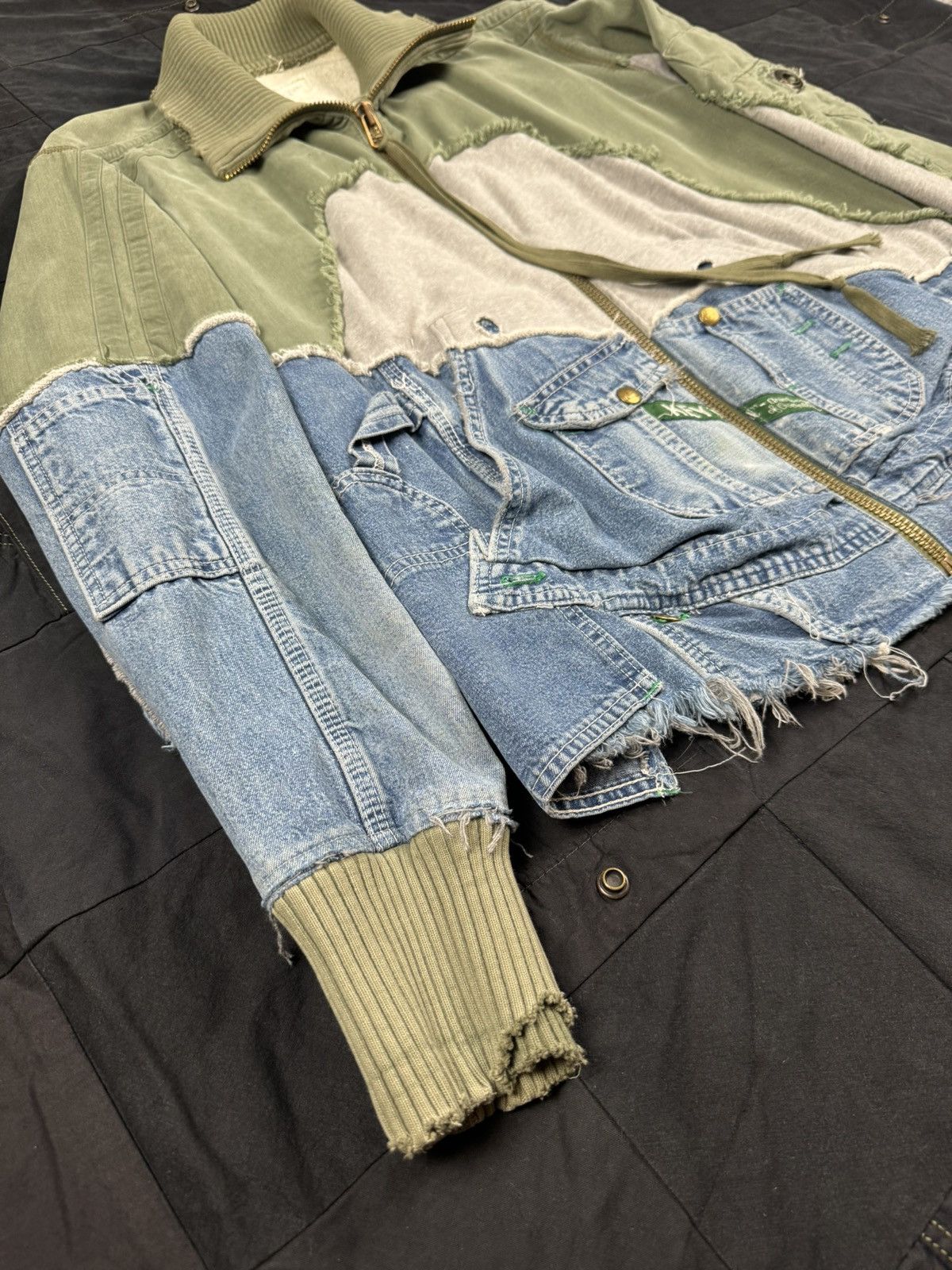 Greg Lauren 50/50 Army Denim High Tech Zip Size US L / EU 52-54 / 3 - 3 Thumbnail
