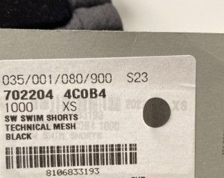 Balenciaga o1in1g0724 Swim Short in Black Size 25" / US 0 / IT 36 - 5 Thumbnail