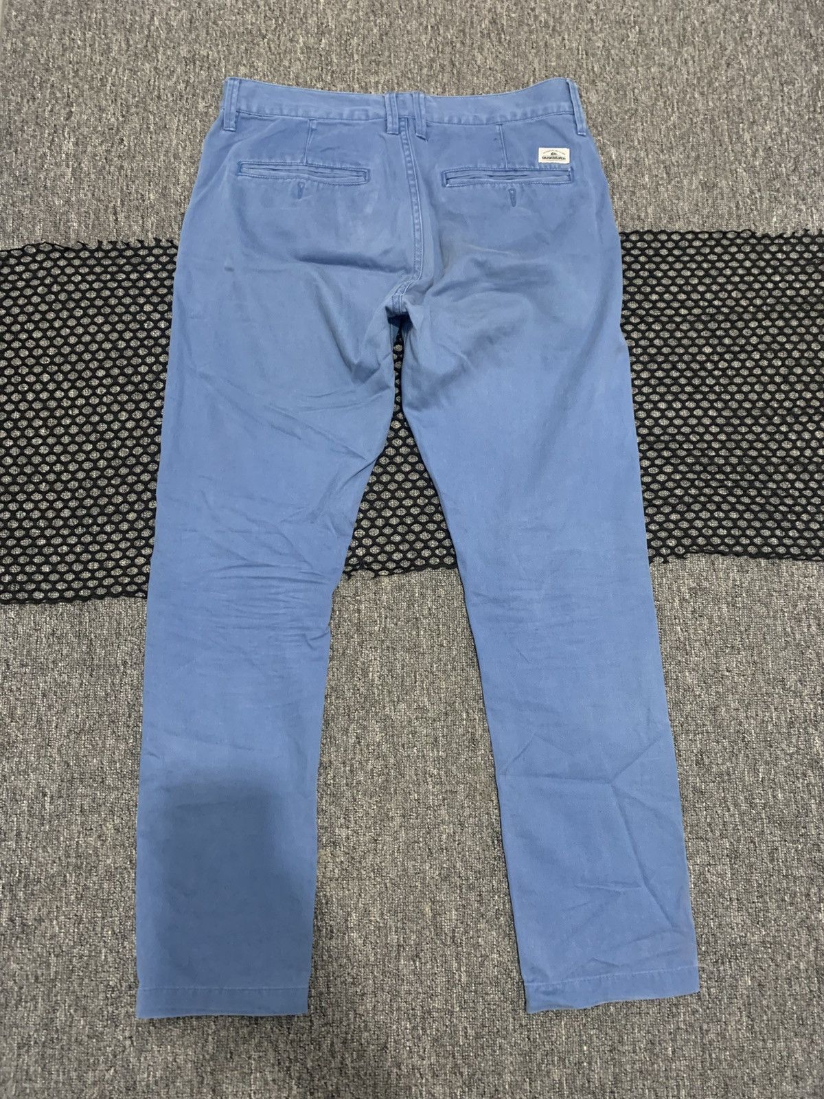 Quiksilver 2014 Quiksilver Straight Tapered Fit Blue Pants Size US 30 / EU 46 - 6 Thumbnail