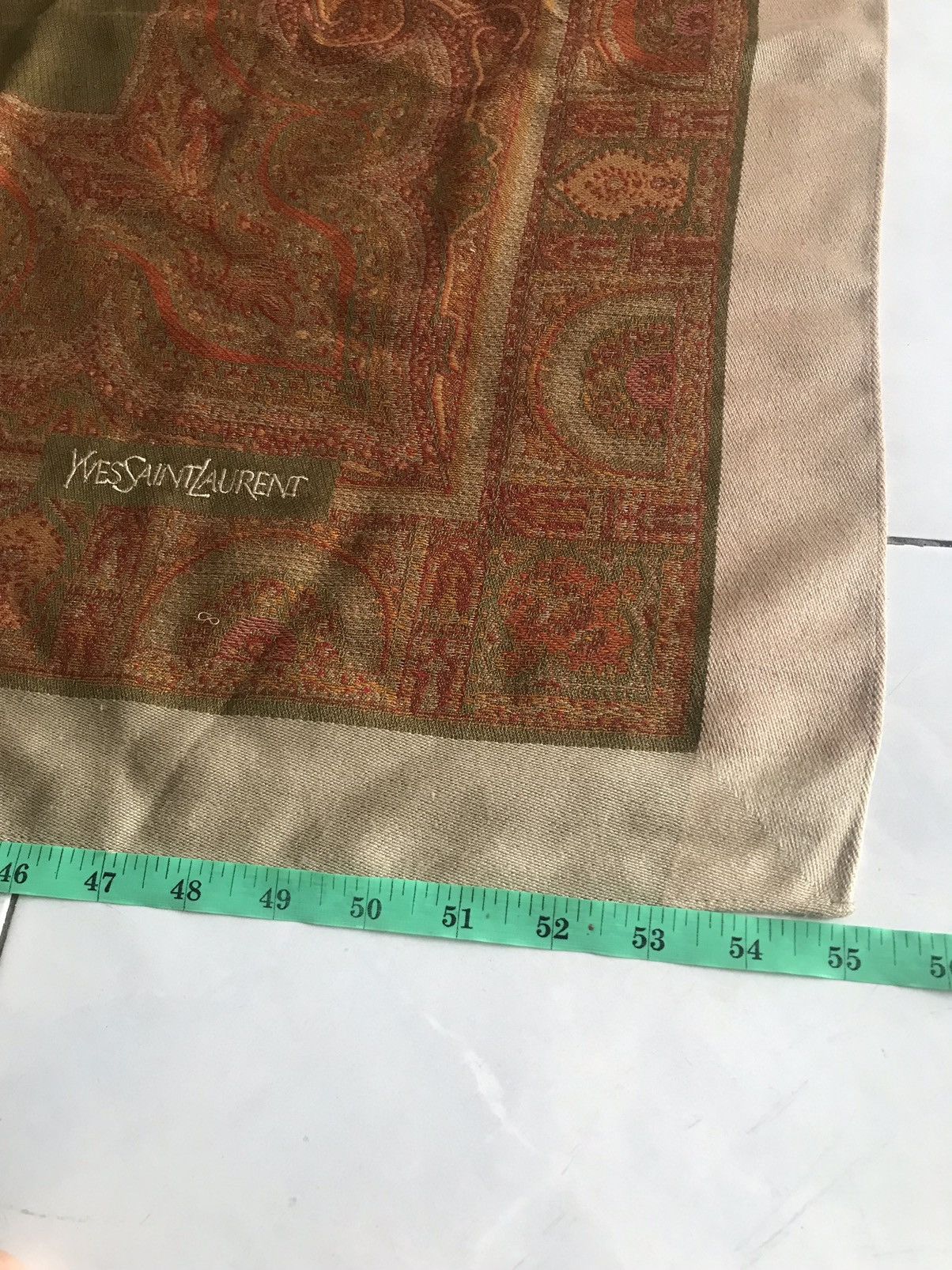 yves saint laurent veil scarf