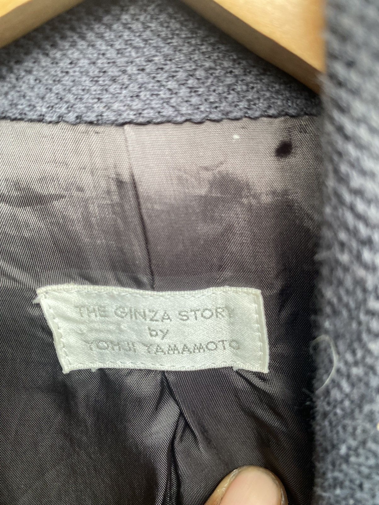 Yohji Yamamoto Yohji Yamamoto "The Ginza Story" Shawl Collar Knit Blazer Size S / US 4 / IT 40 - 5 Thumbnail