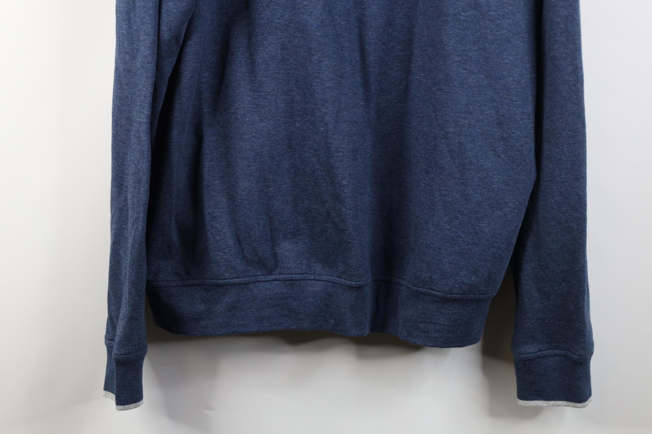 Vintage Oliver Ridley Touch Half Zip Pullover Sweater Heather Blue Size US XXL / EU 58 / 5 - 3 Thumbnail